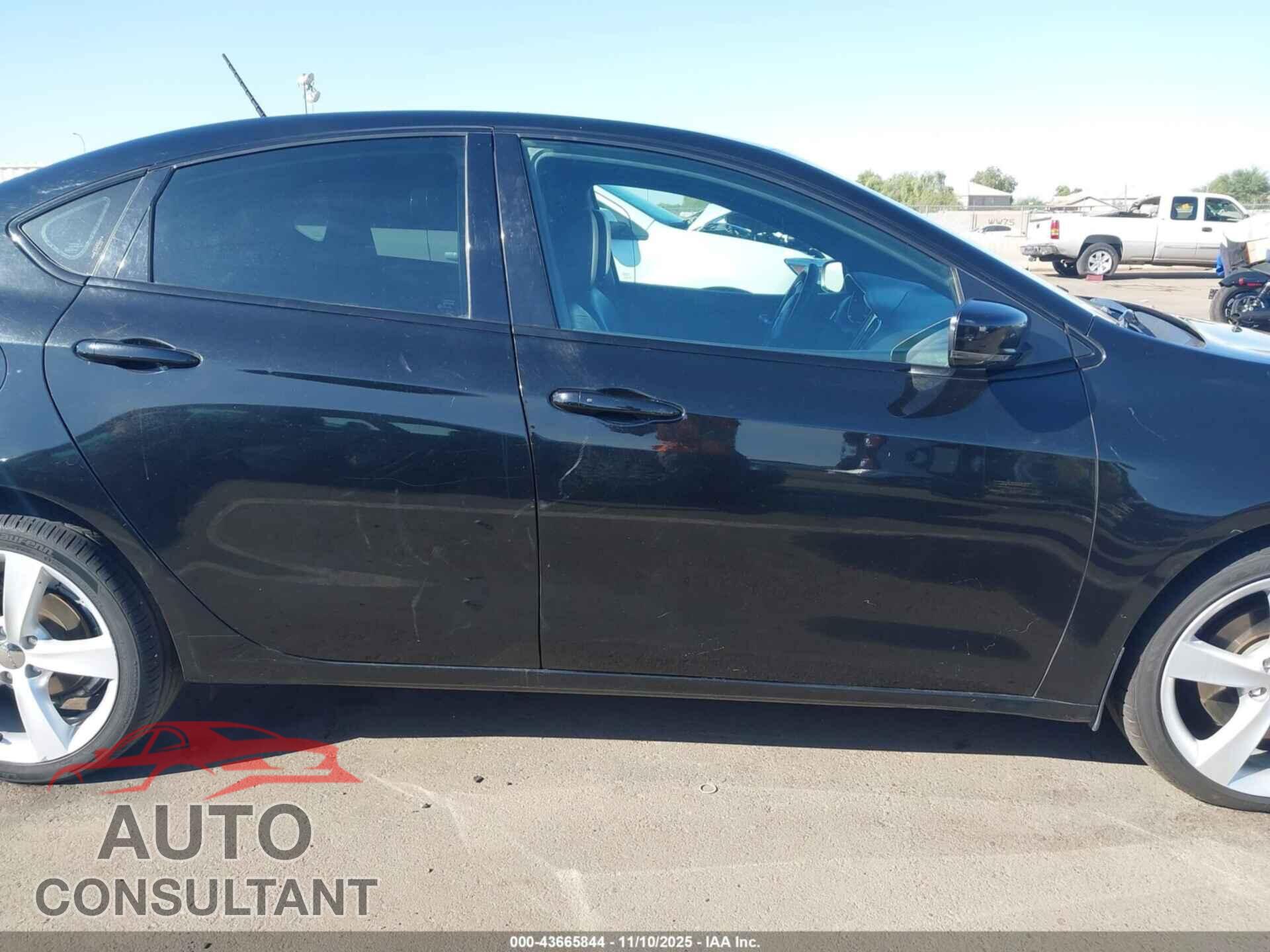 DODGE DART 2014 - 1C3CDFEB6ED738260