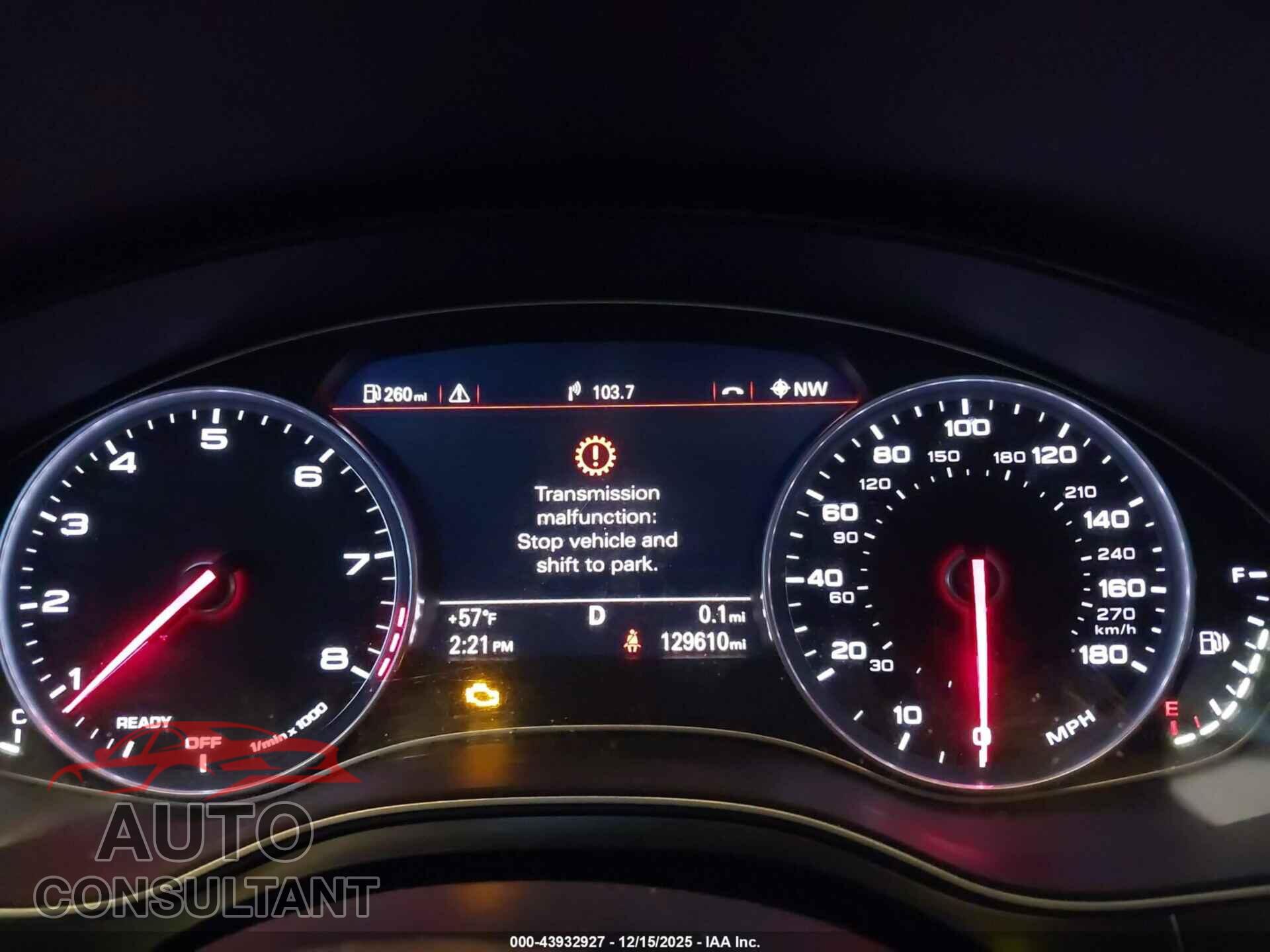 AUDI A7 2016 - WAU2GAFC4GN002811