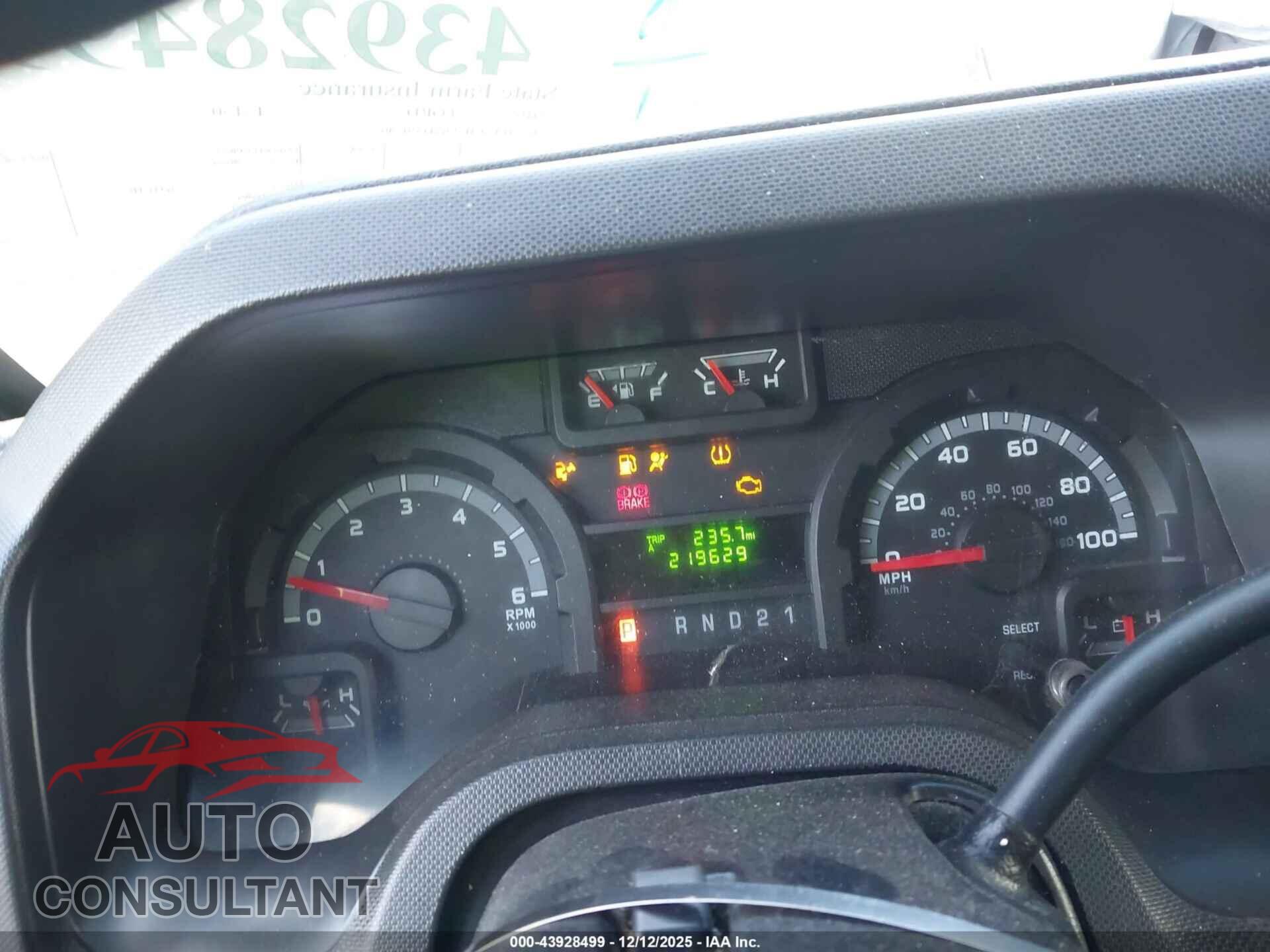 FORD E-150 2010 - 1FTNE1EW6ADA91540