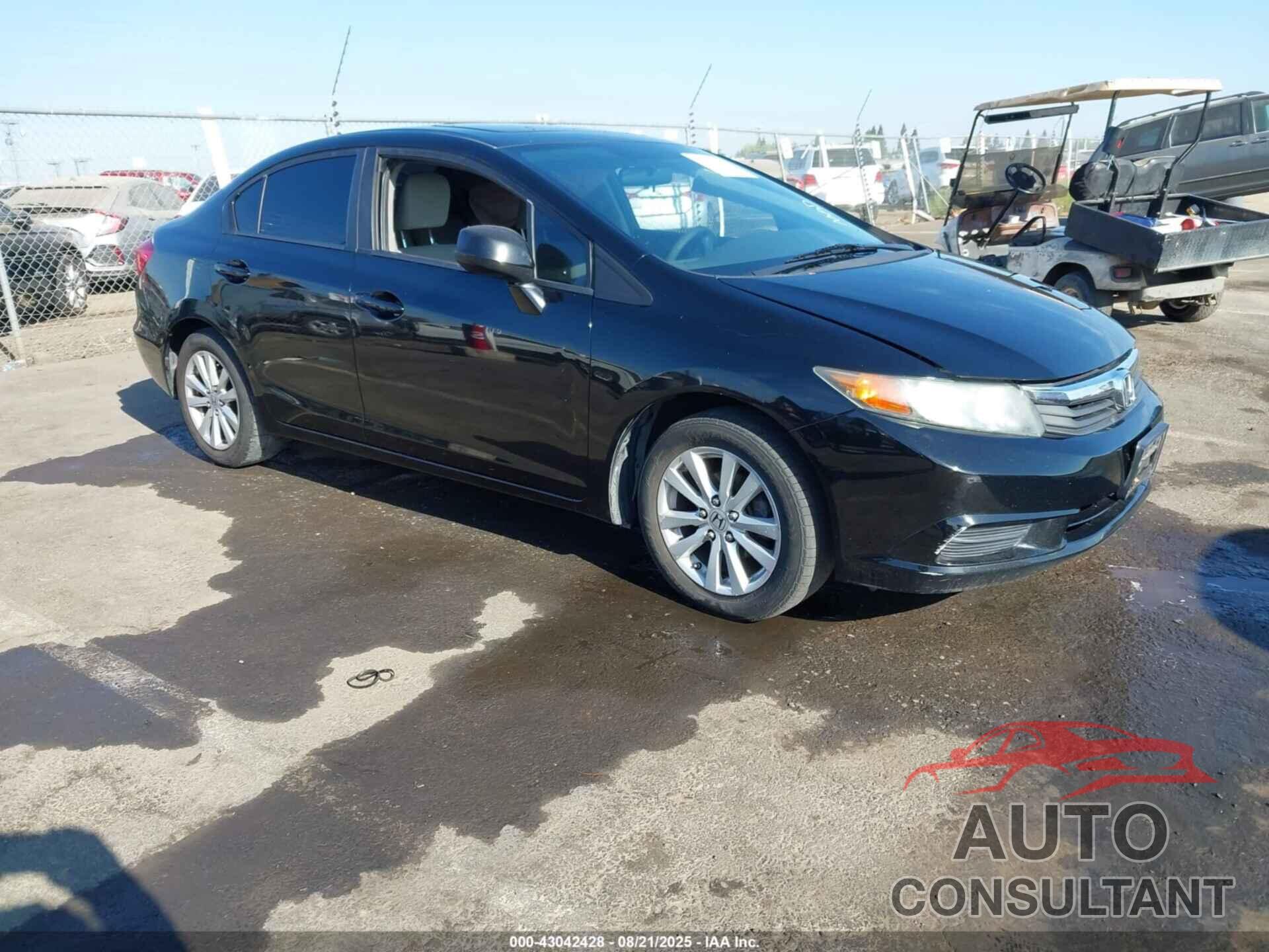 HONDA CIVIC 2012 - 19XFB2F87CE391186