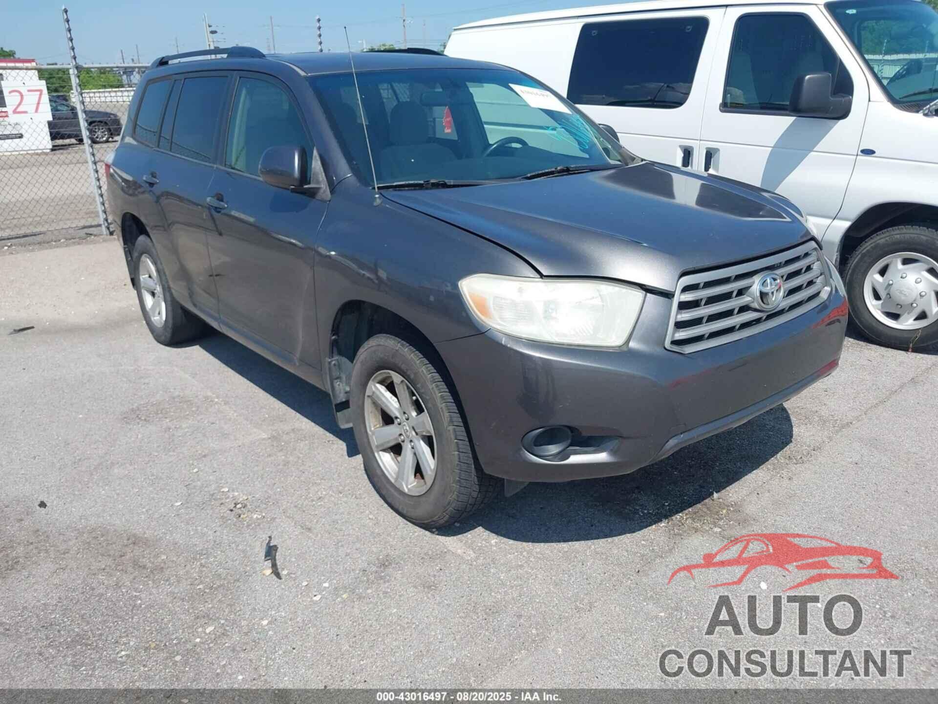 TOYOTA HIGHLANDER 2009 - JTEDA41A092004155