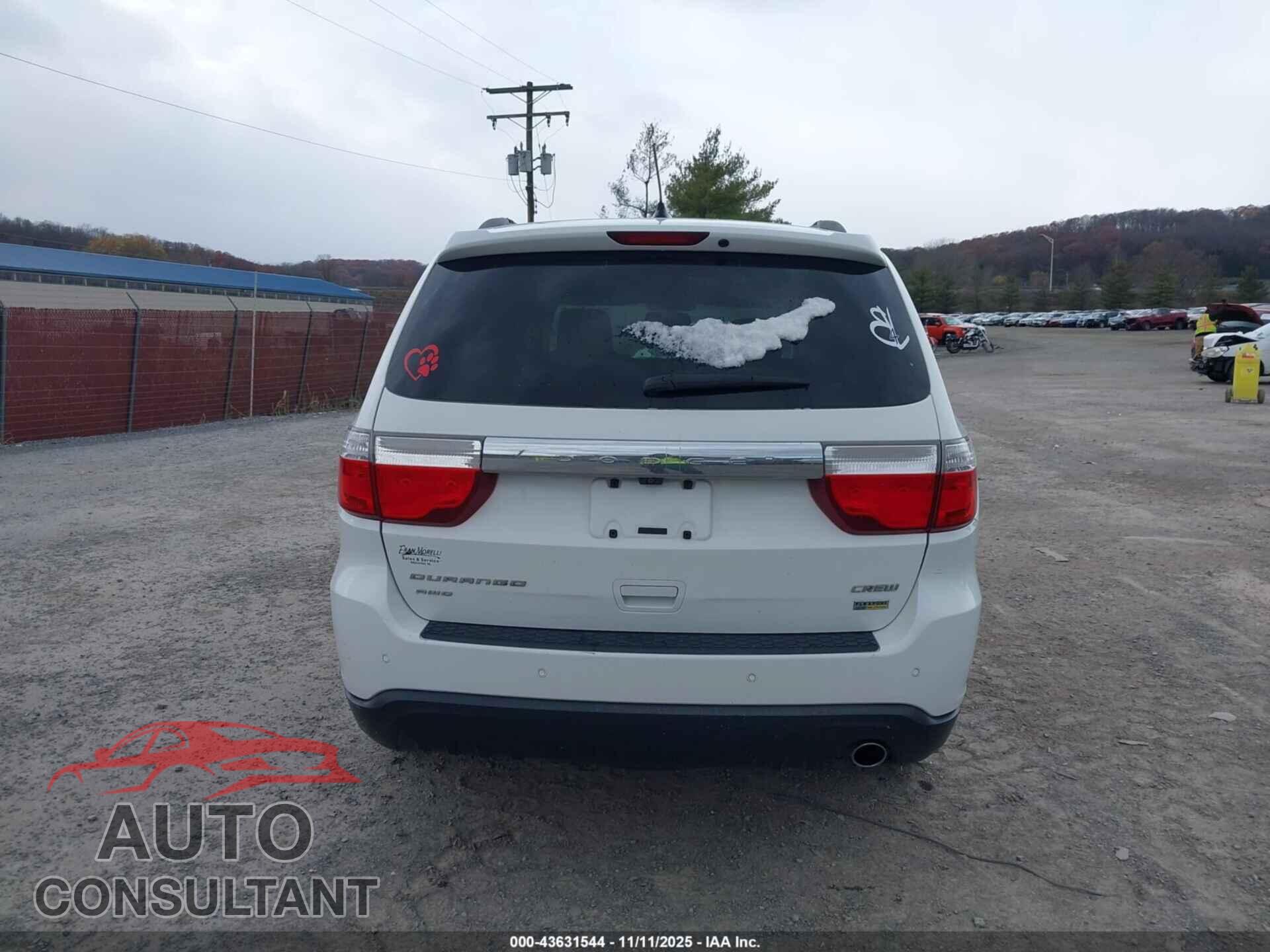 DODGE DURANGO 2013 - 1C4RDJDG8DC680582