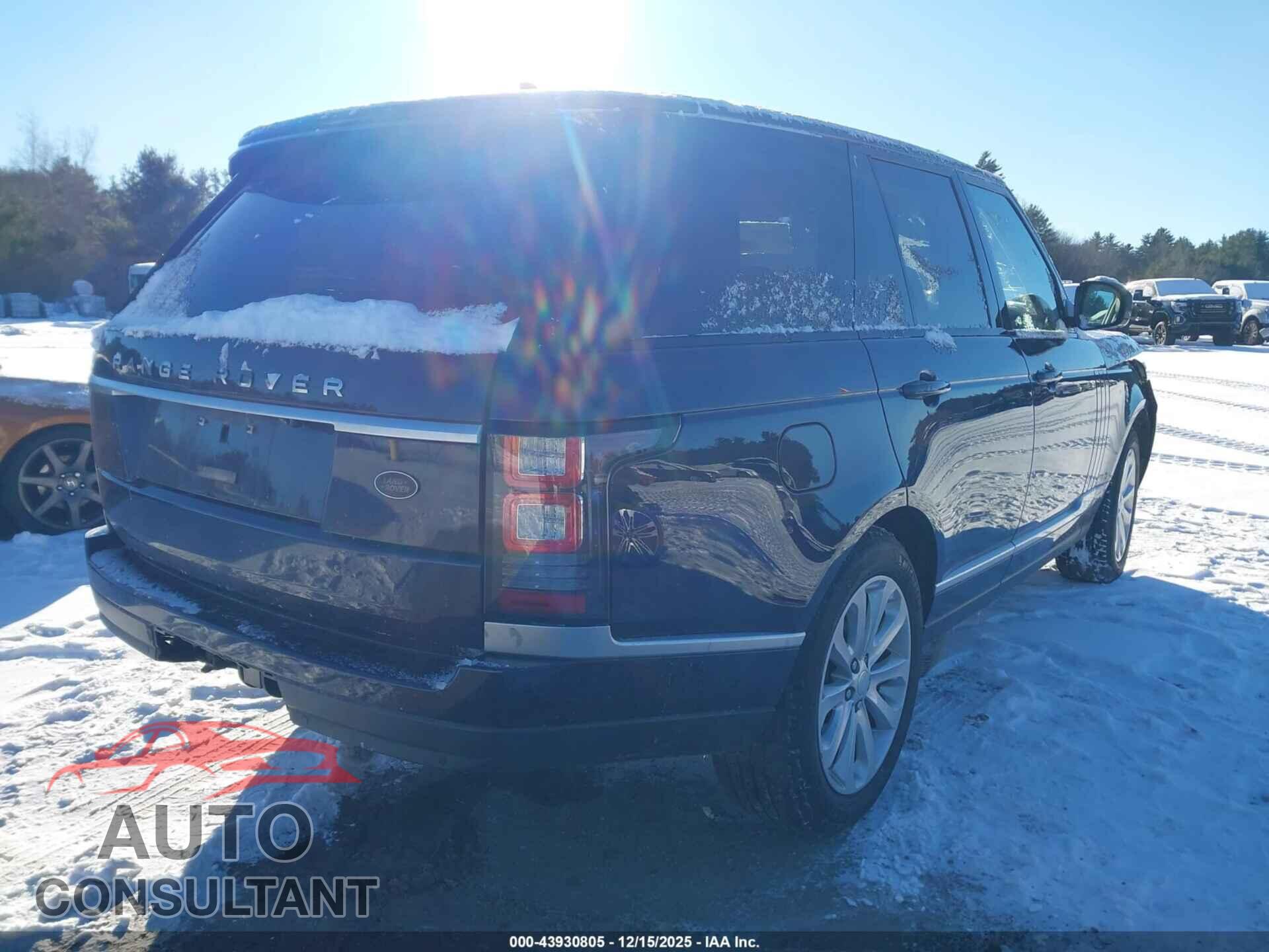 LAND ROVER RANGE ROVER 2016 - SALGR2PF8GA313854
