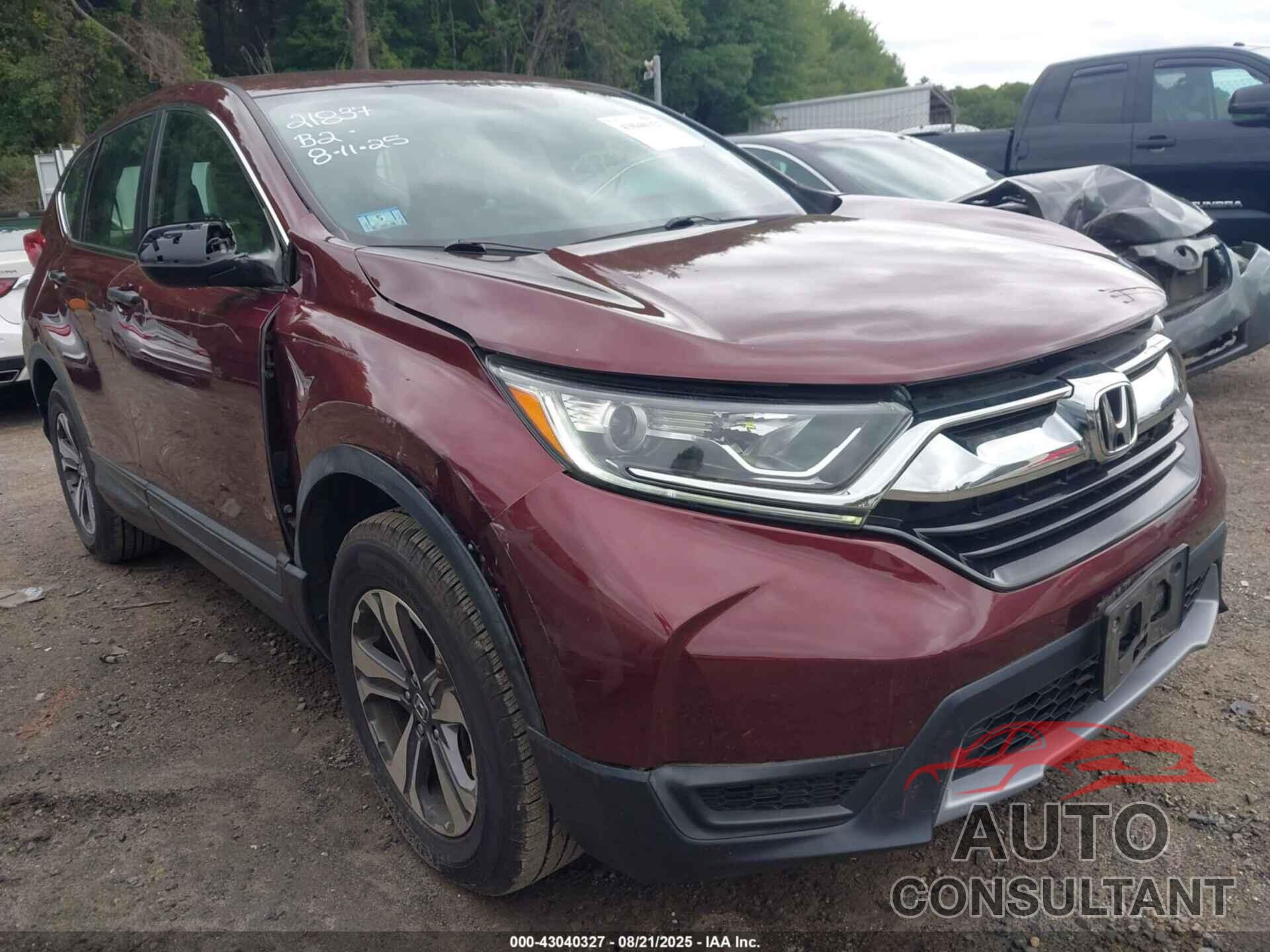 HONDA CR-V 2019 - 2HKRW6H38KH233542