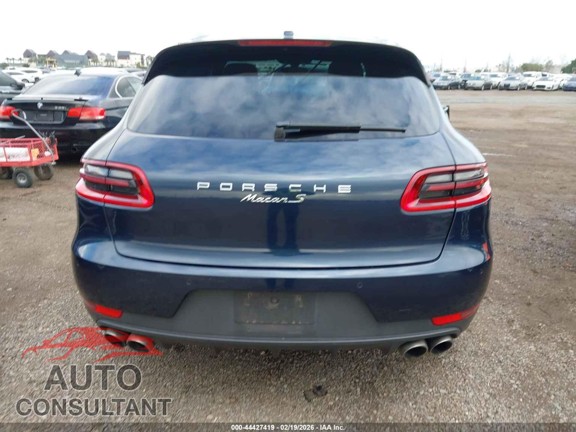 PORSCHE MACAN 2016 - WP1AB2A55GLB49709