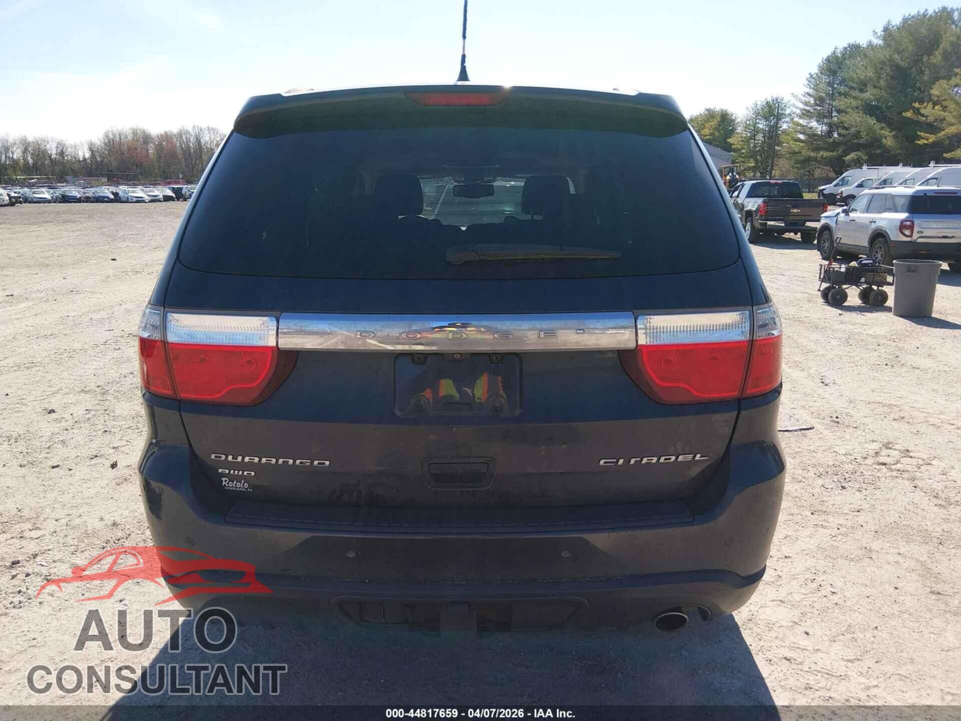 DODGE DURANGO 2012 - 1C4RDJEG7CC317154