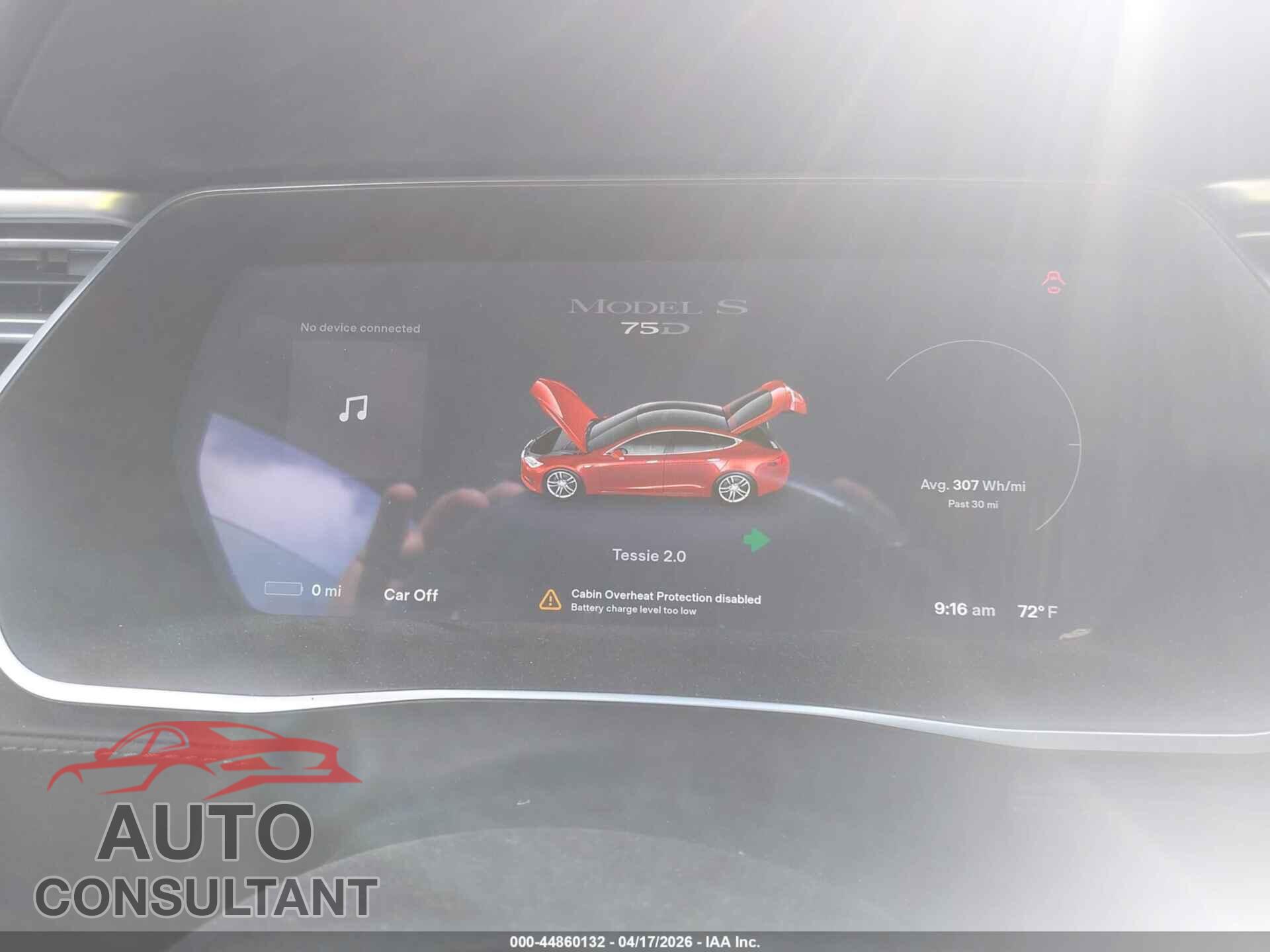 TESLA MODEL S 2017 - 5YJSA1E29HF199908