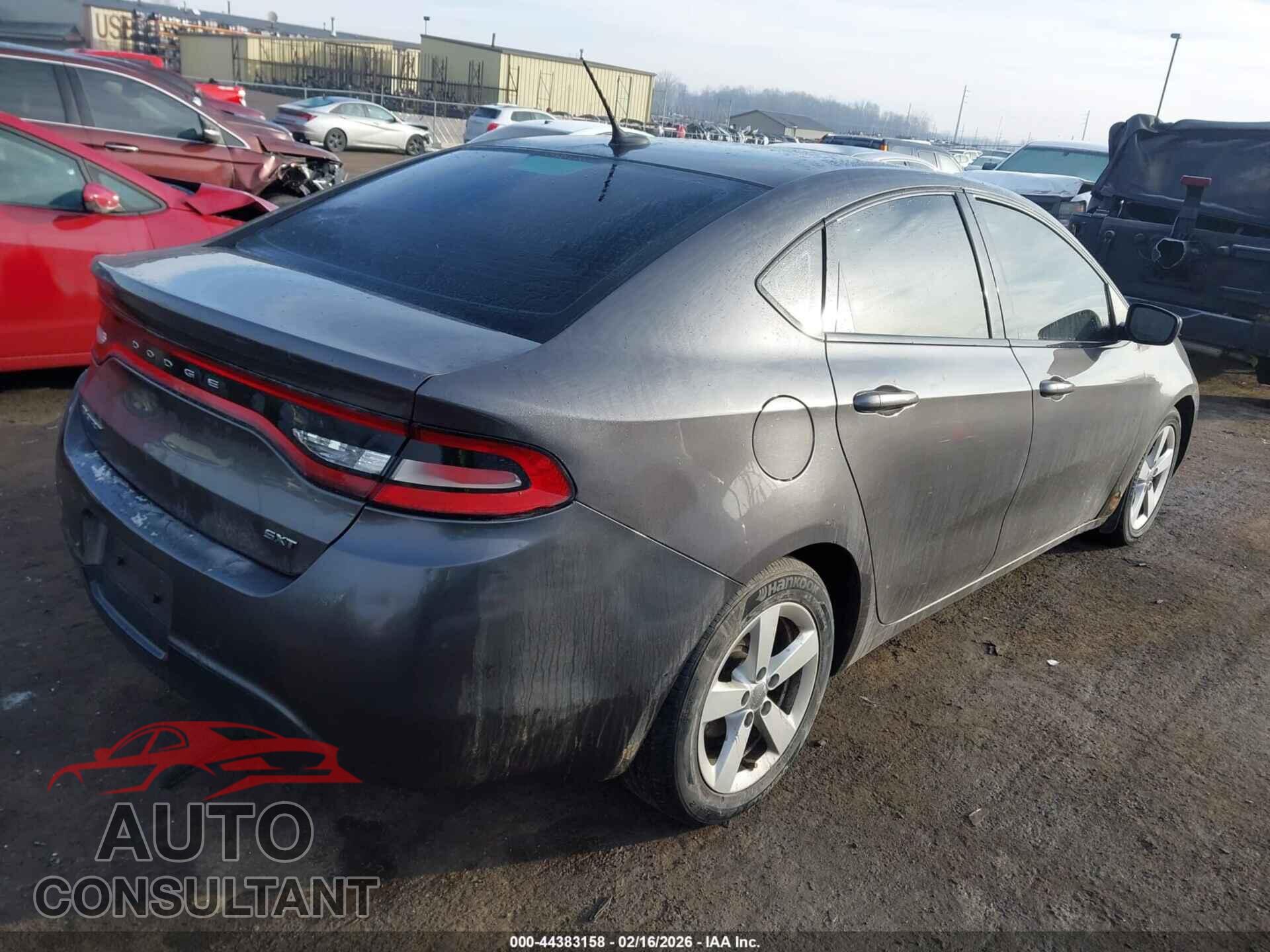 DODGE DART 2015 - 1C3CDFBB0FD265123