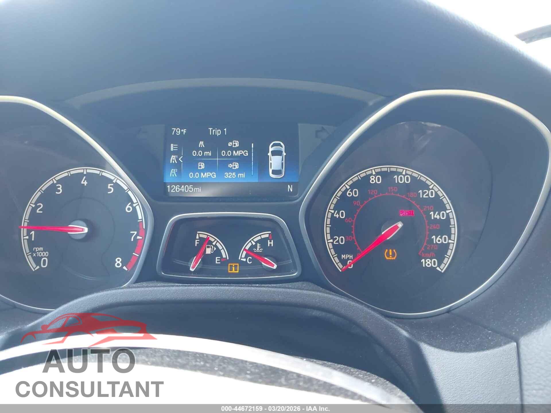 FORD FOCUS ST 2016 - 1FADP3L94GL241194
