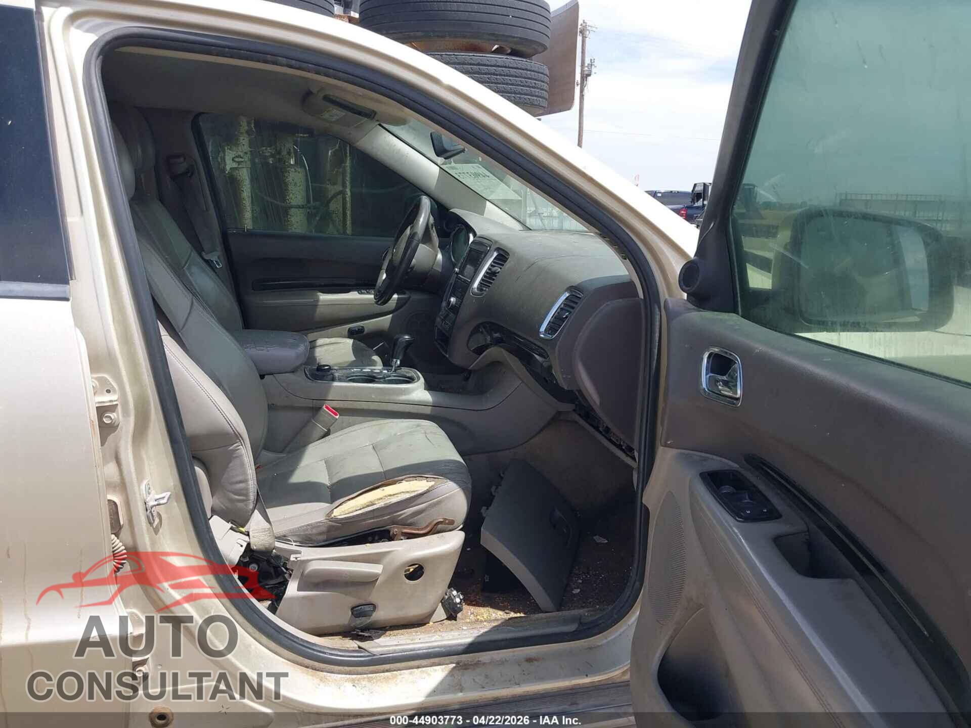 DODGE DURANGO 2012 - 1C4SDJDT6CC181535
