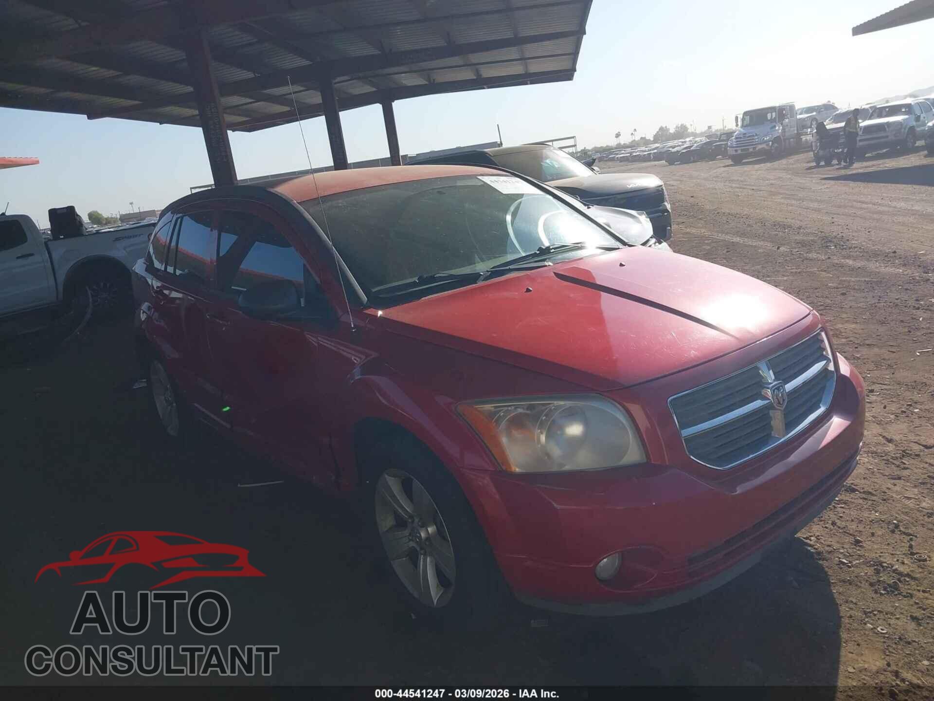 DODGE CALIBER 2012 - 1C3CDWDAXCD527794