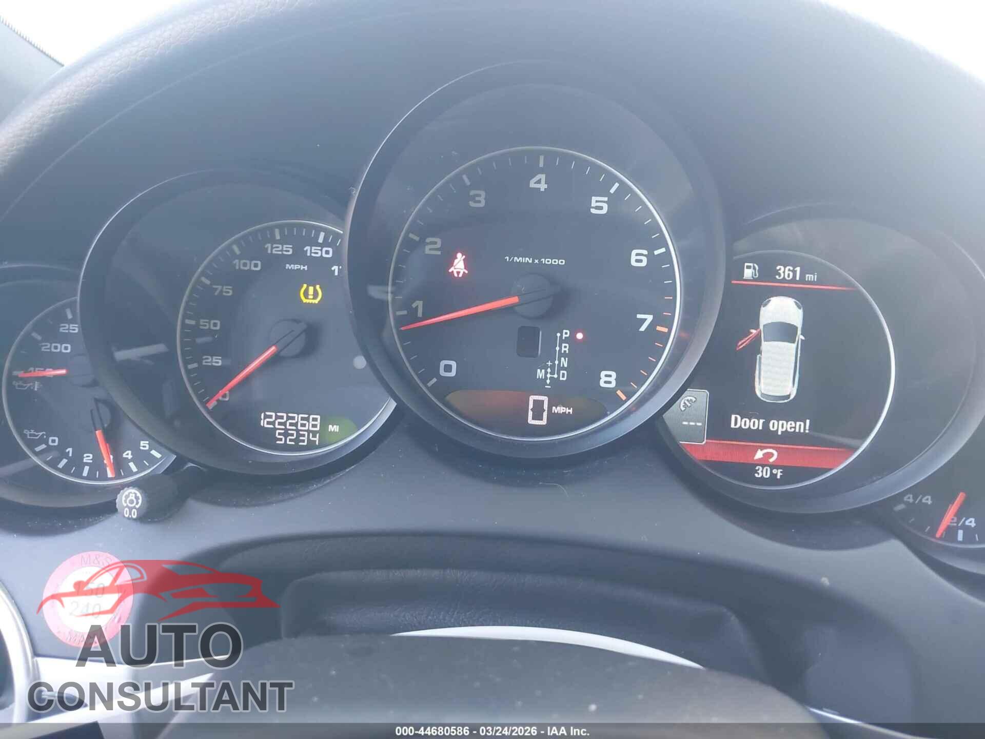 PORSCHE CAYENNE 2013 - WP1AA2A21DLA01044