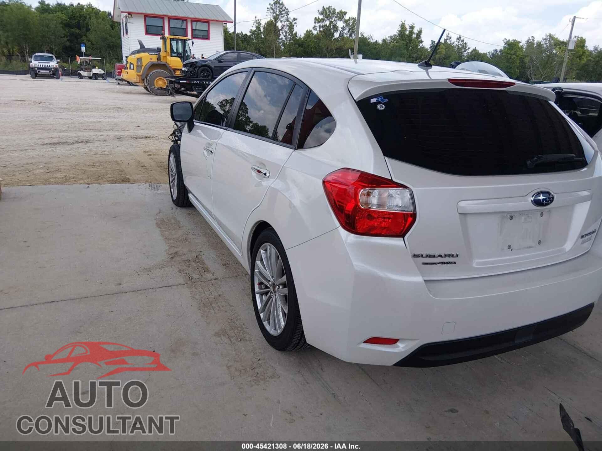 SUBARU IMPREZA 2013 - JF1GPAH63D2807556