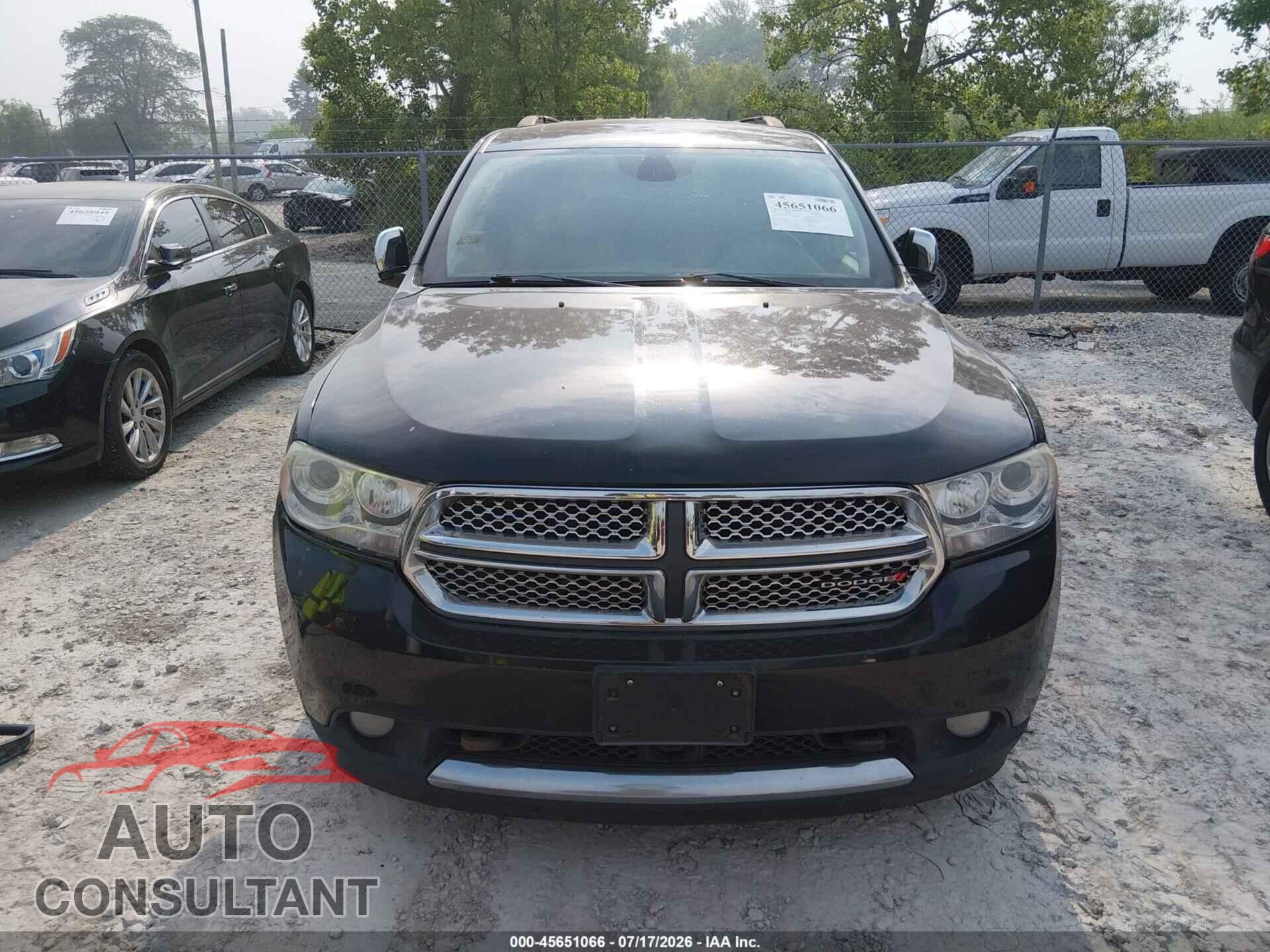 DODGE DURANGO 2012 - 1C4SDJET0CC328611