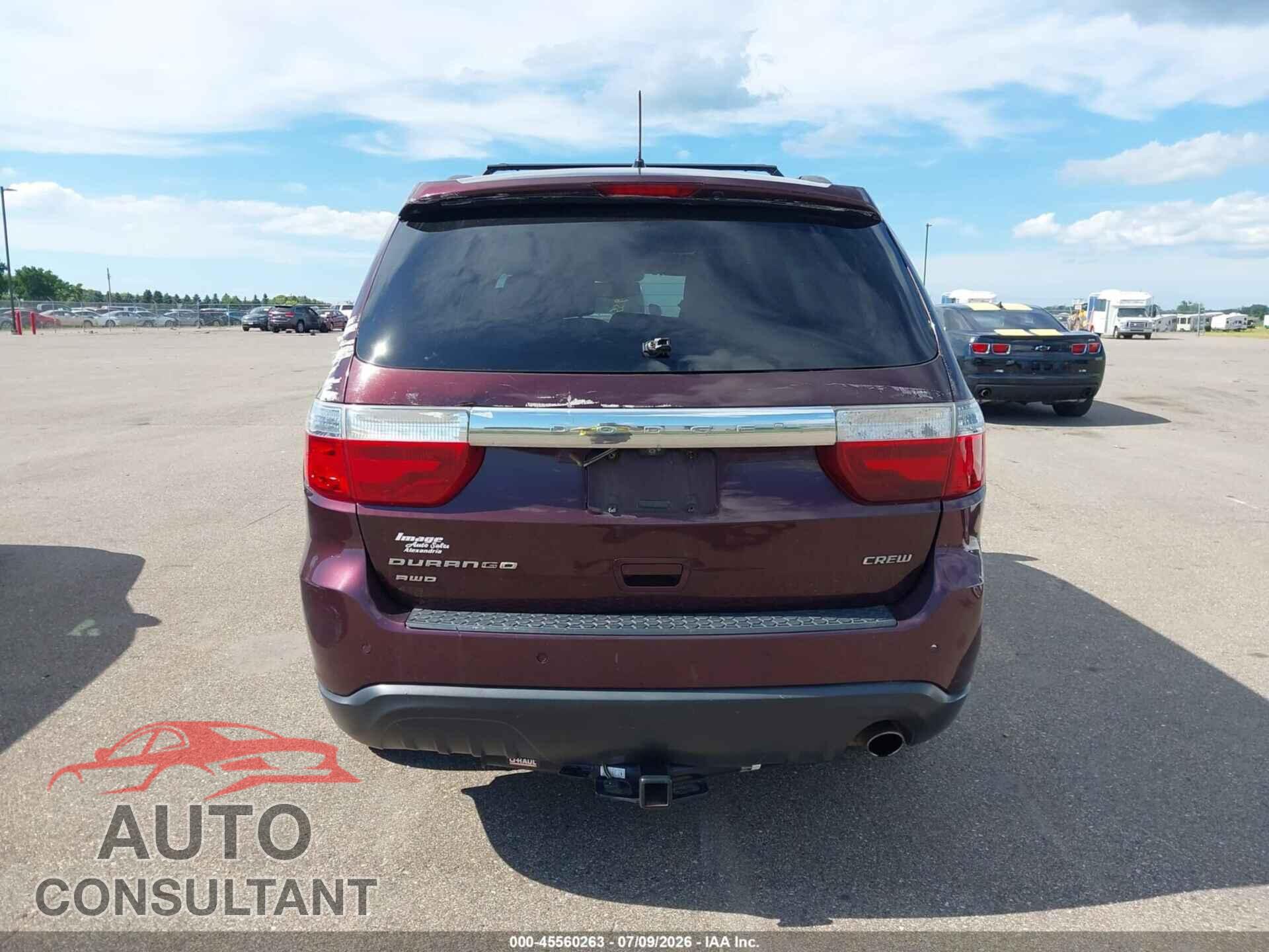 DODGE DURANGO 2012 - 1C4RDJDG6CC144647