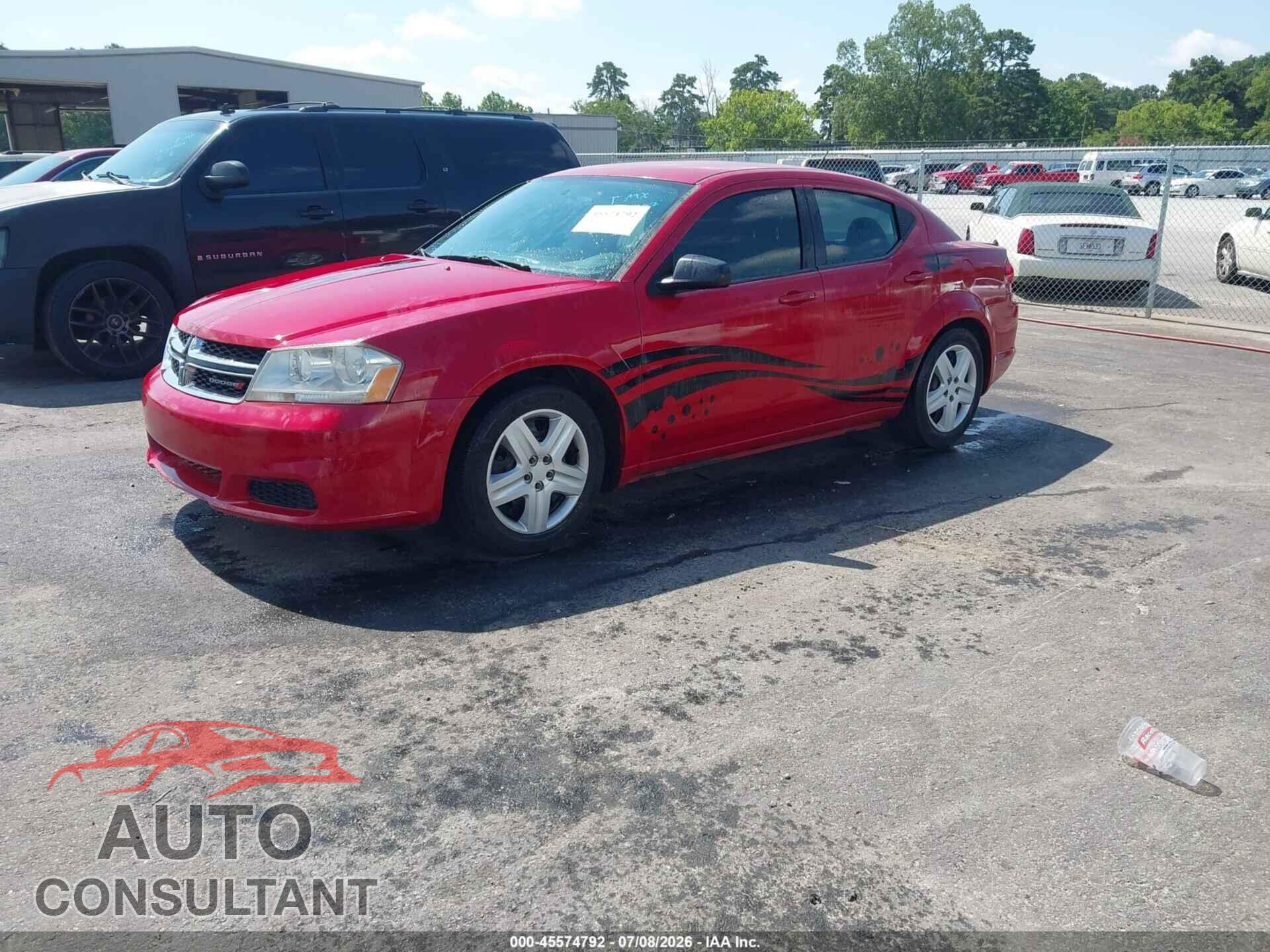 DODGE AVENGER 2014 - 1C3CDZAB2EN110357
