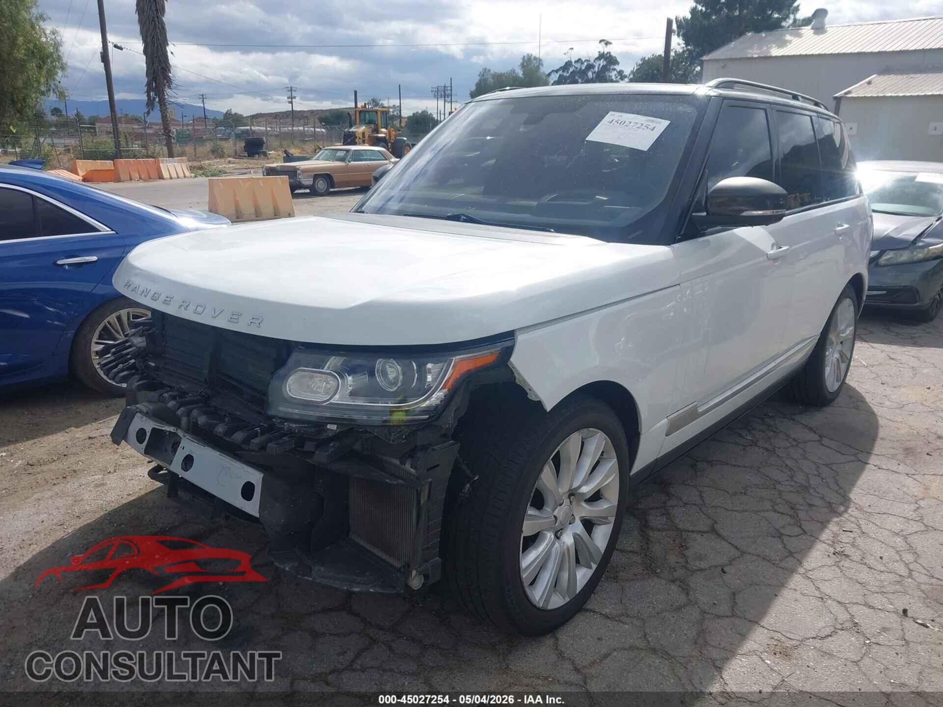 LAND ROVER RANGE ROVER 2016 - SALGS2EF1GA252063