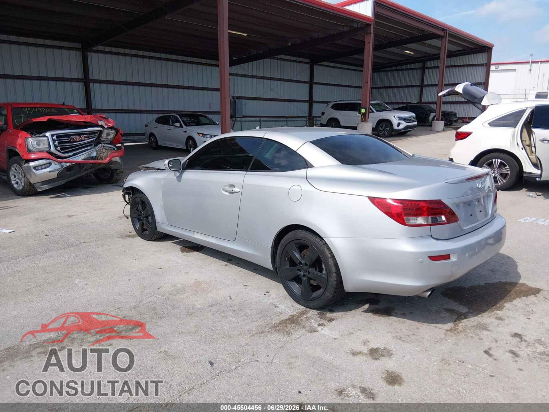 LEXUS IS 350C 2011 - JTHFE2C2XB2507031
