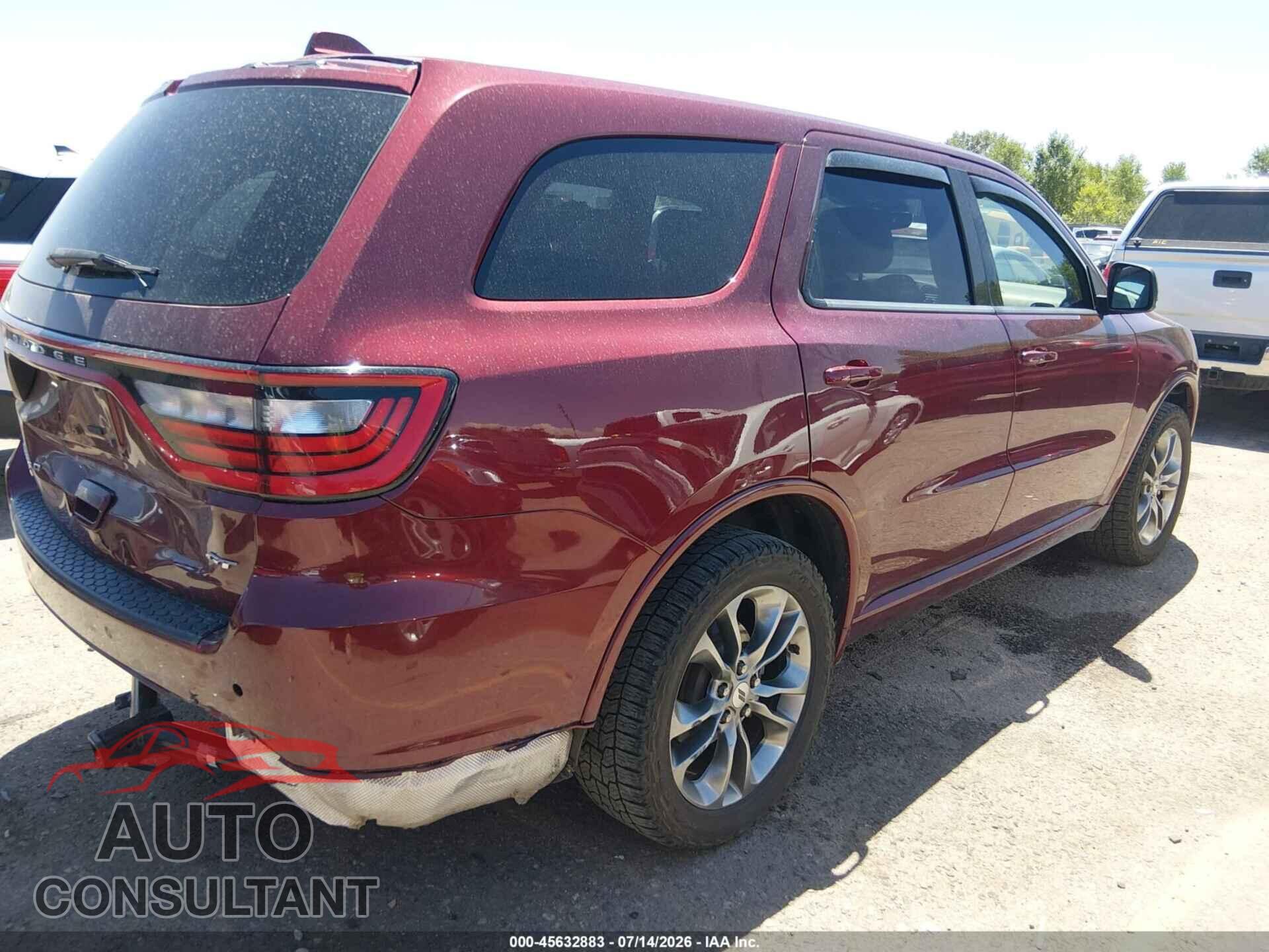 DODGE DURANGO 2019 - 1C4RDJDG7KC827309