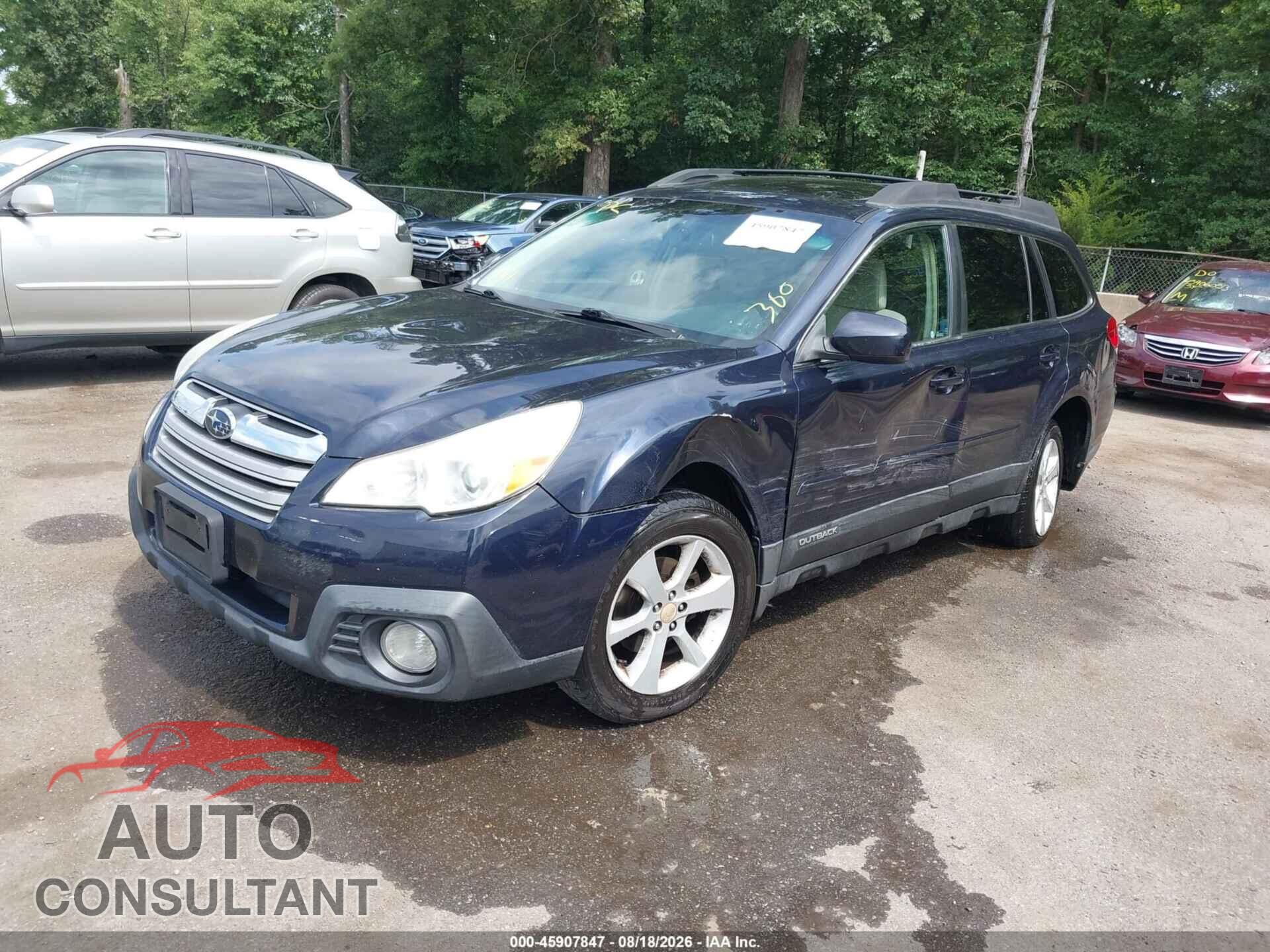 SUBARU OUTBACK 2014 - 4S4BRBDC8E3208935