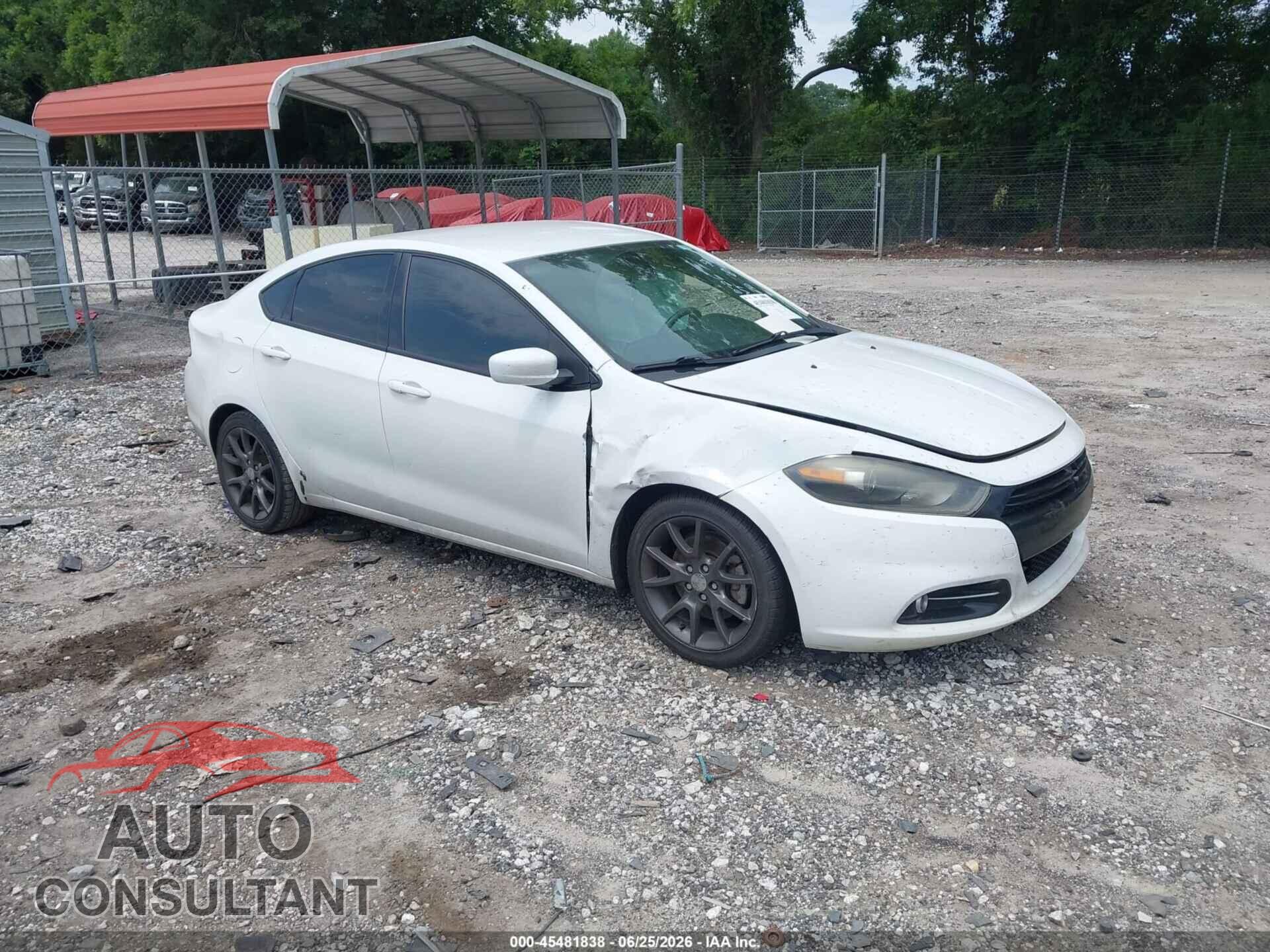 DODGE DART 2015 - 1C3CDFBB3FD301970