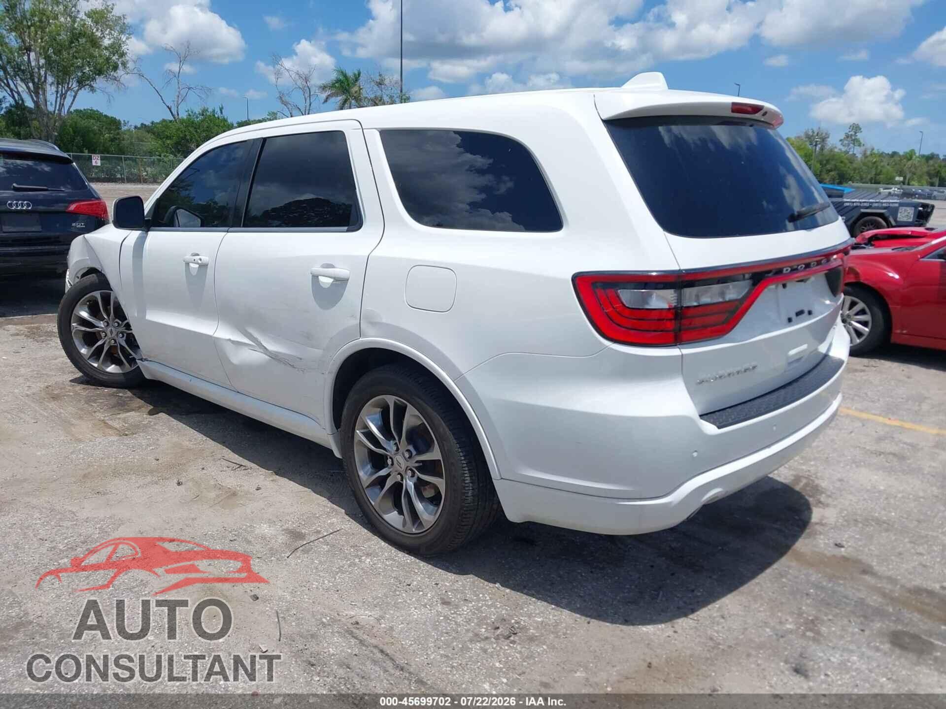 DODGE DURANGO 2019 - 1C4RDHDG1KC827010