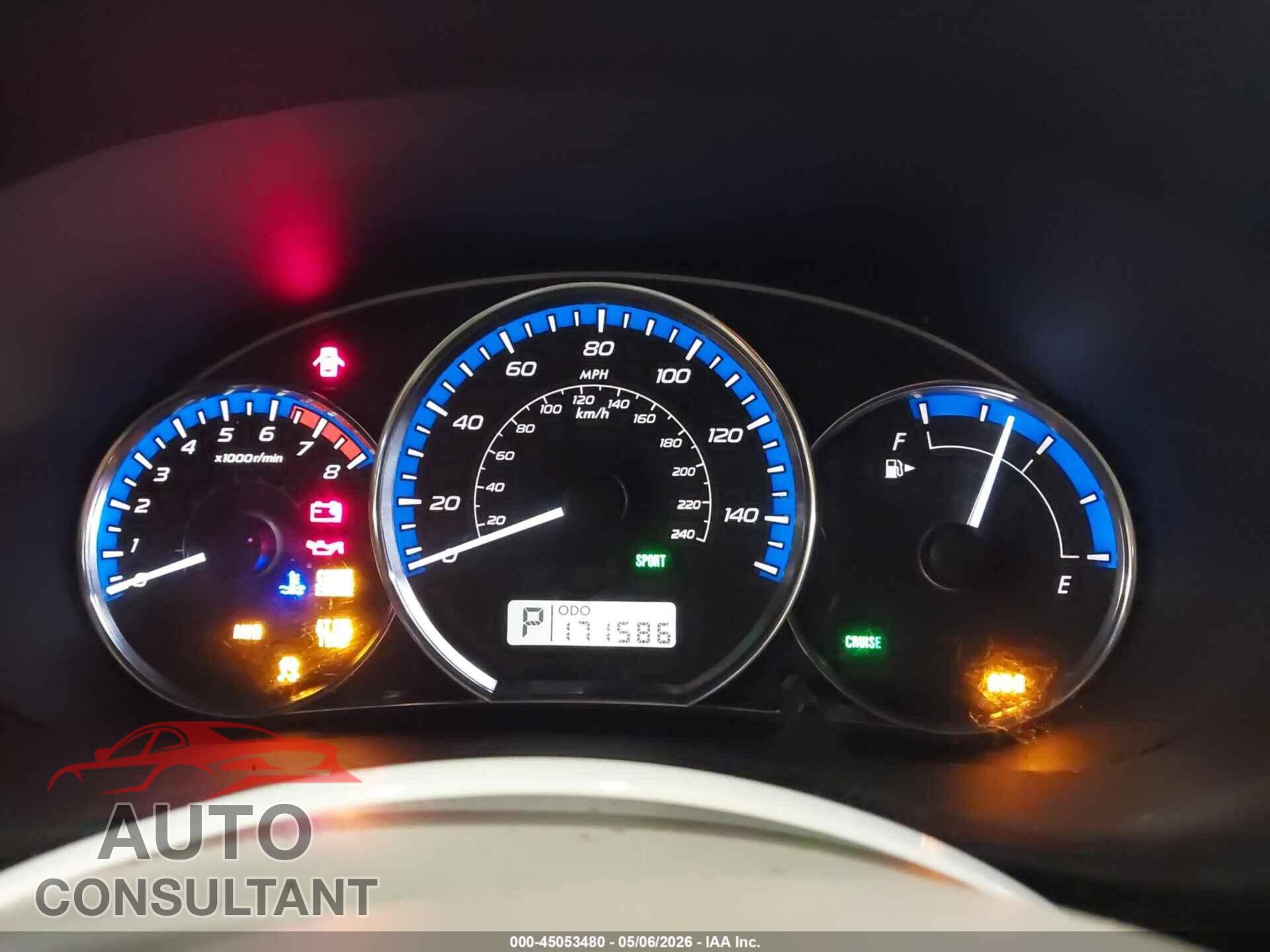 SUBARU FORESTER 2012 - JF2SHAEC0CH410167