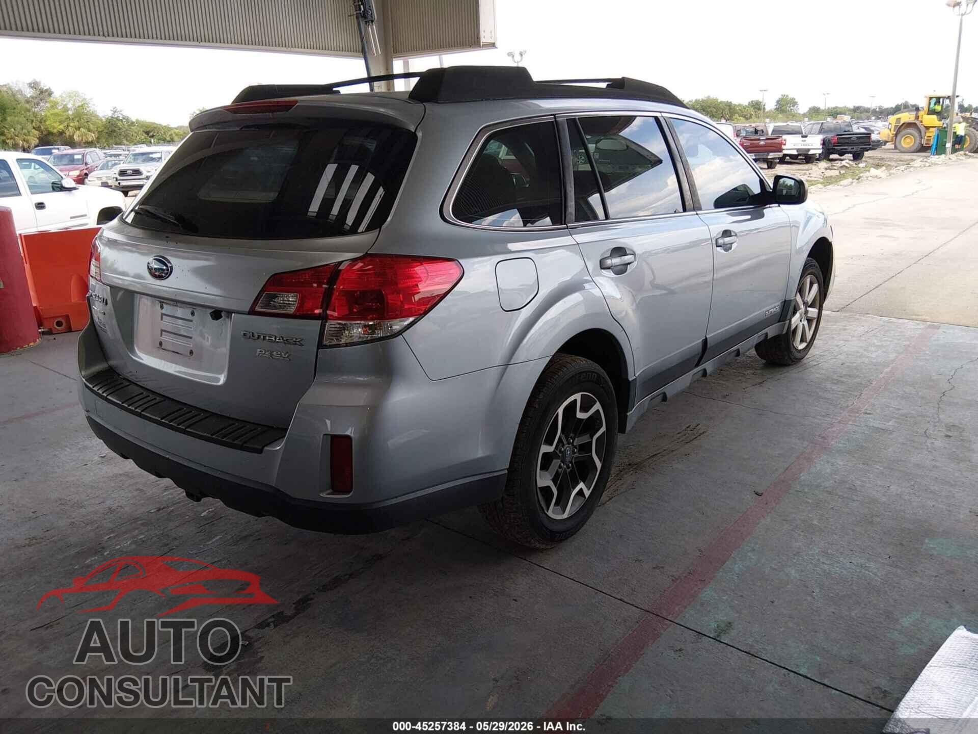 SUBARU OUTBACK 2014 - 4S4BRBAC2E1212835