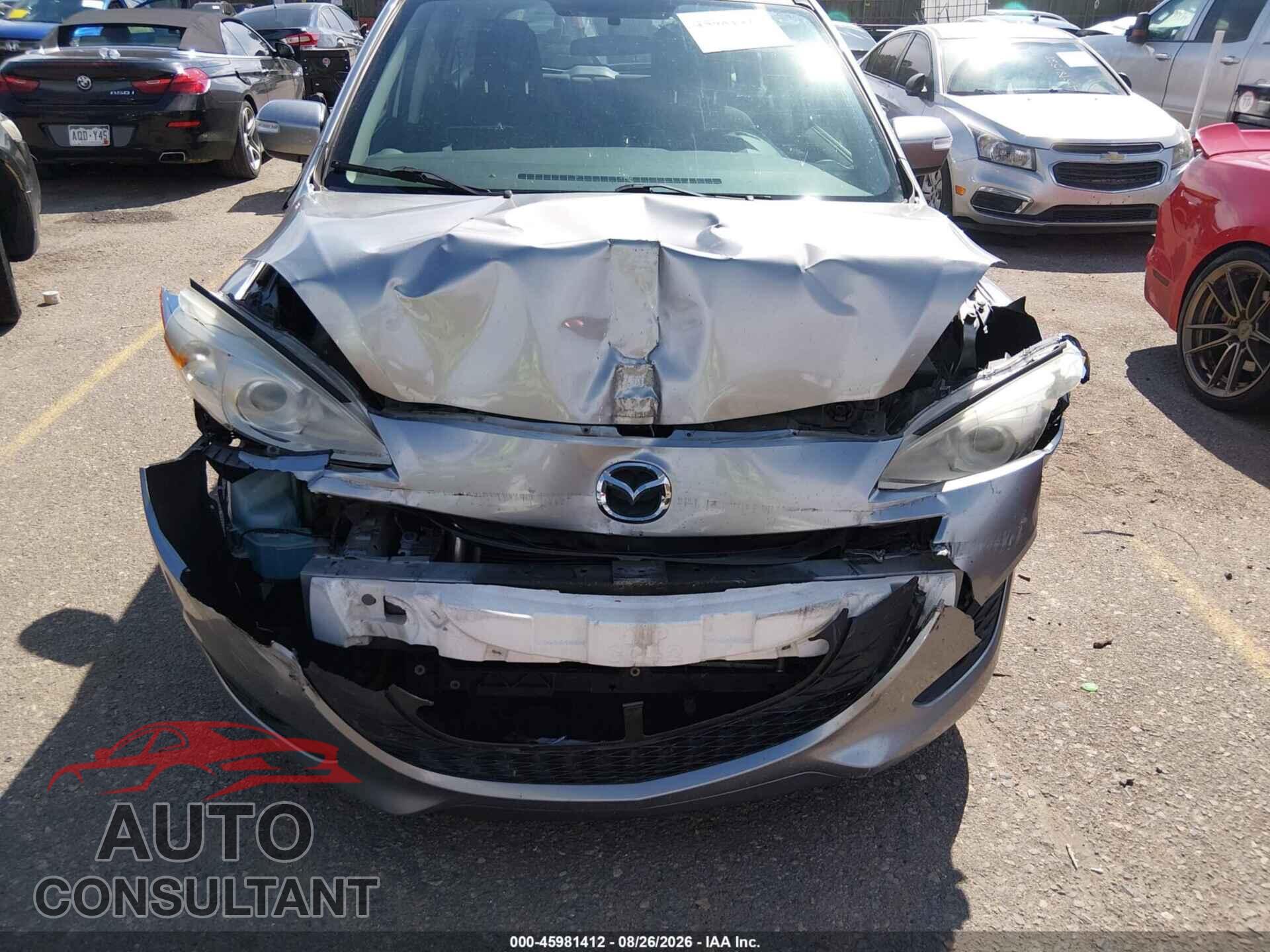 MAZDA MAZDA5 2013 - JM1CW2CL2D0160142