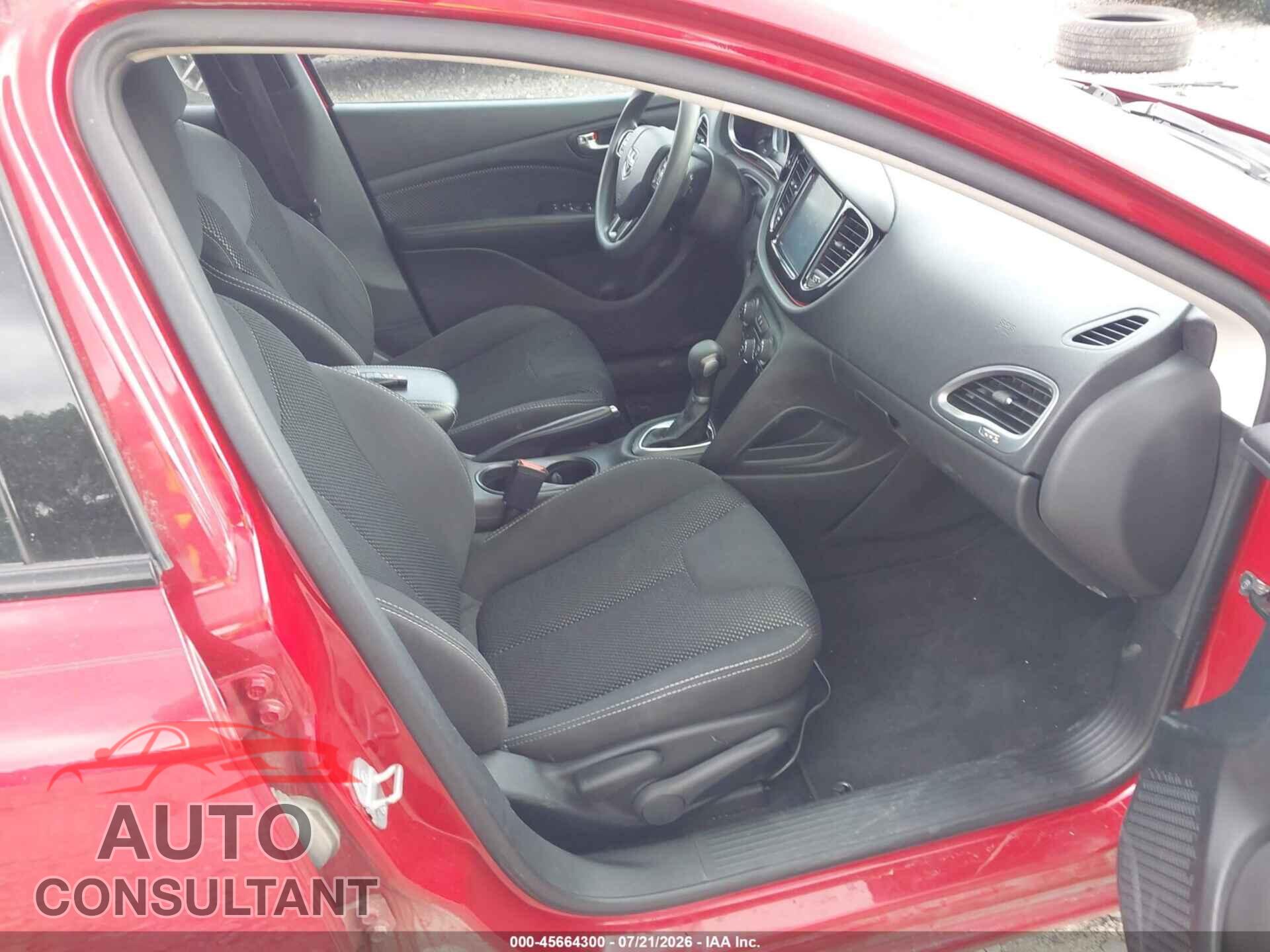 DODGE DART 2014 - 1C3CDFBB1ED913549