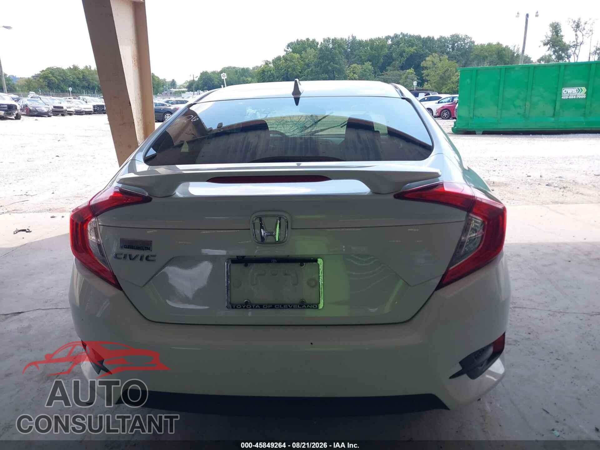HONDA CIVIC 2017 - 19XFC2F78HE080314