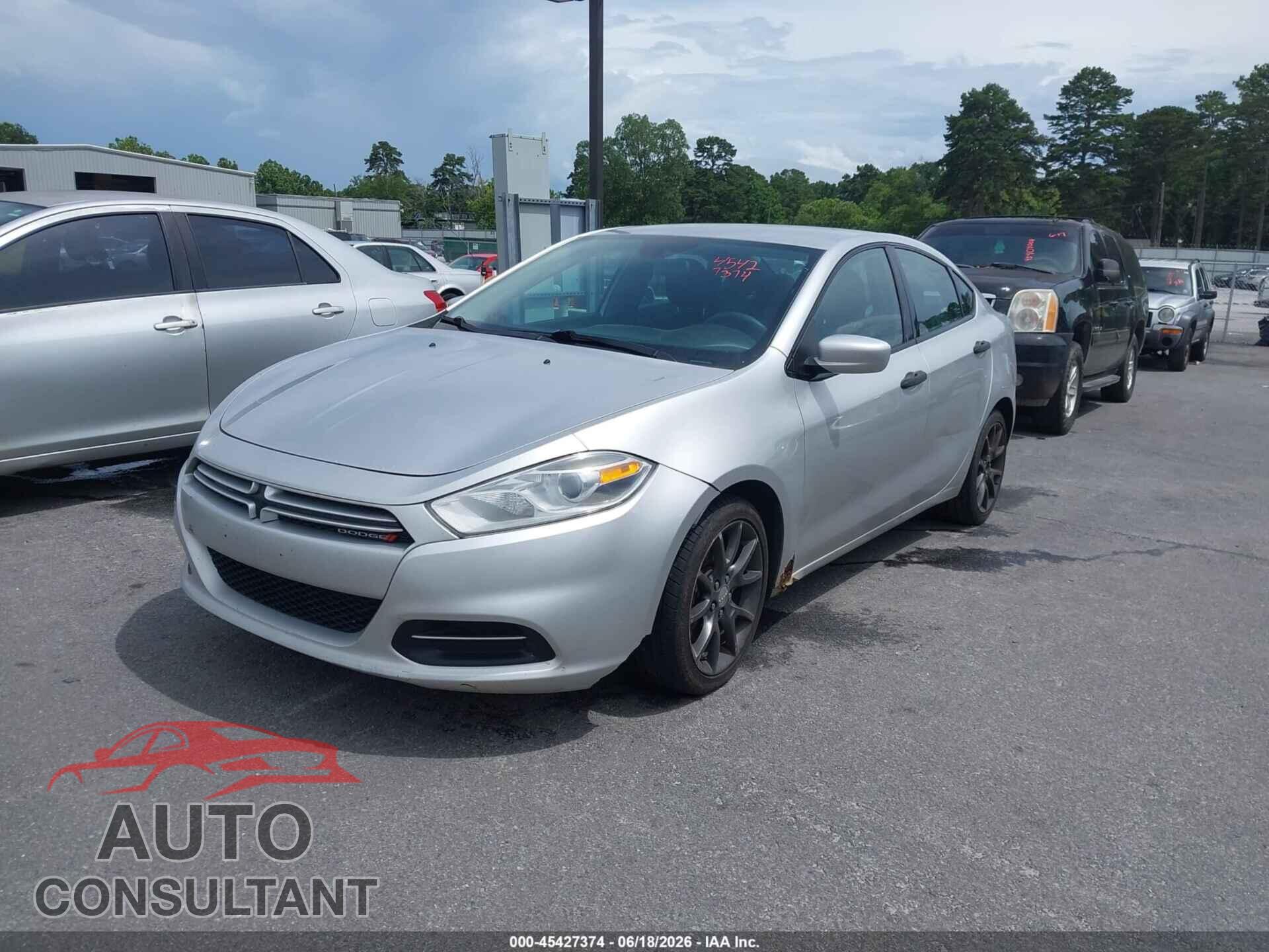 DODGE DART 2013 - 1C3CDFAAXDD294697