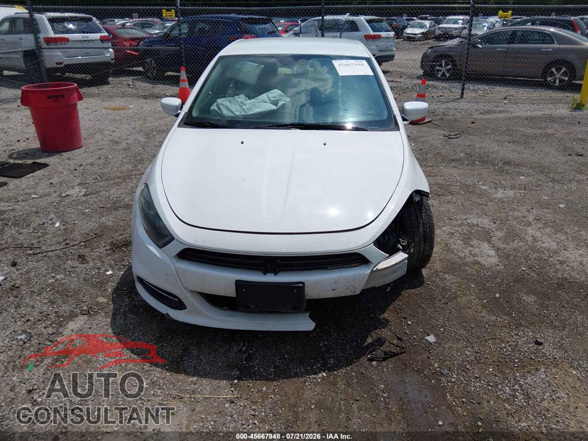 DODGE DART 2014 - 1C3CDFBB2ED867942