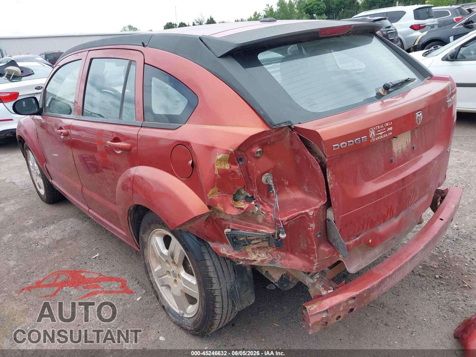 DODGE CALIBER 2009 - 1B3HB48A39D206972