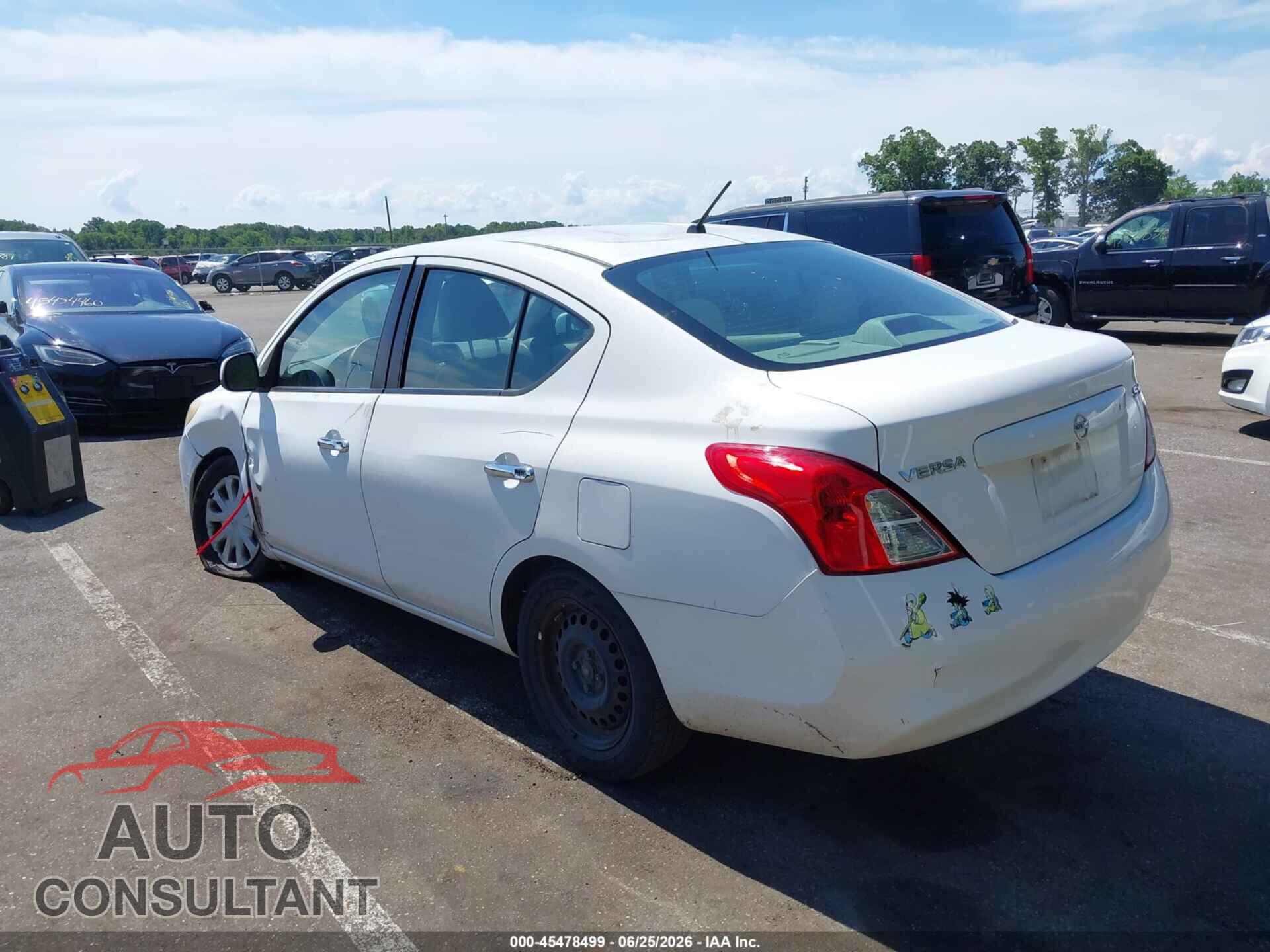 NISSAN VERSA 2012 - 3N1CN7AP1CL865086