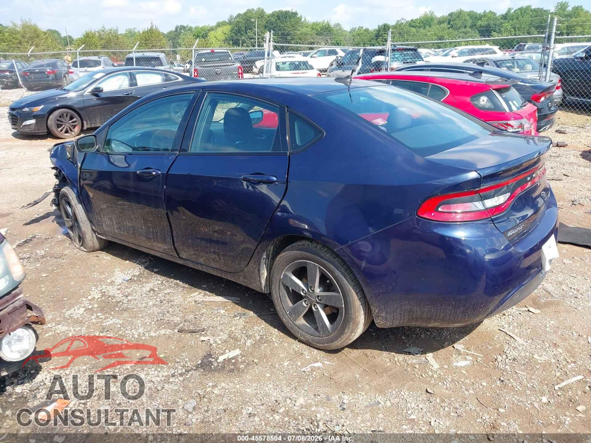 DODGE DART 2015 - 1C3CDFBB4FD173075