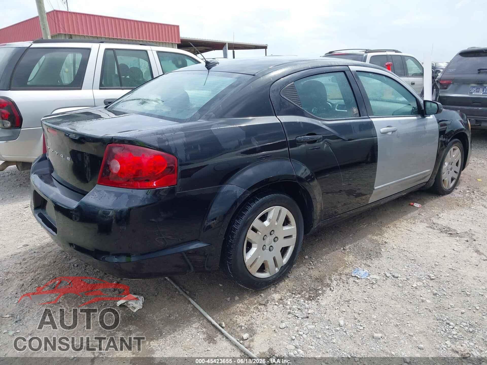 DODGE AVENGER 2013 - 1C3CDZABXDN725141