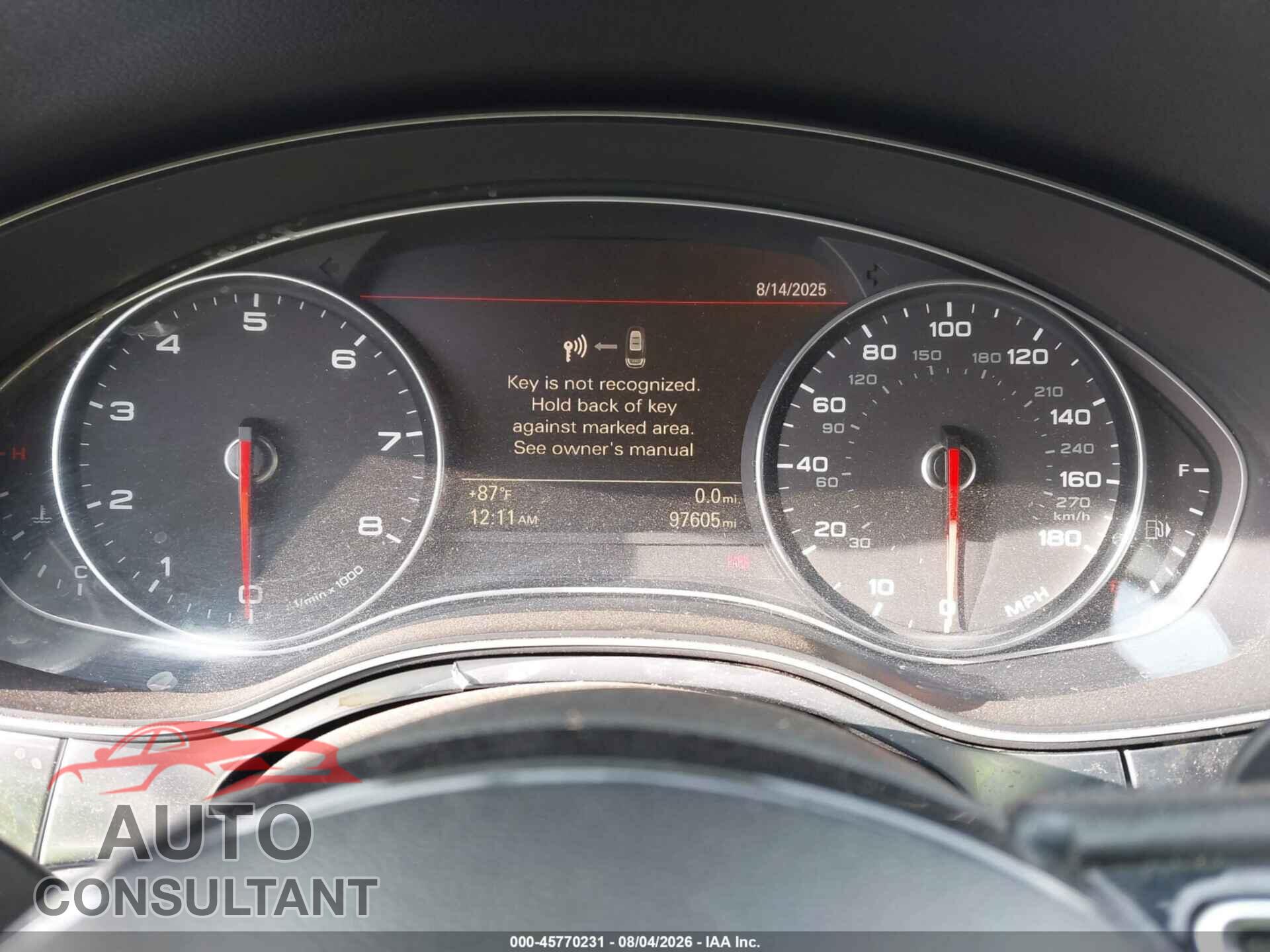 AUDI A7 2013 - WAU3GAFC0DN036227