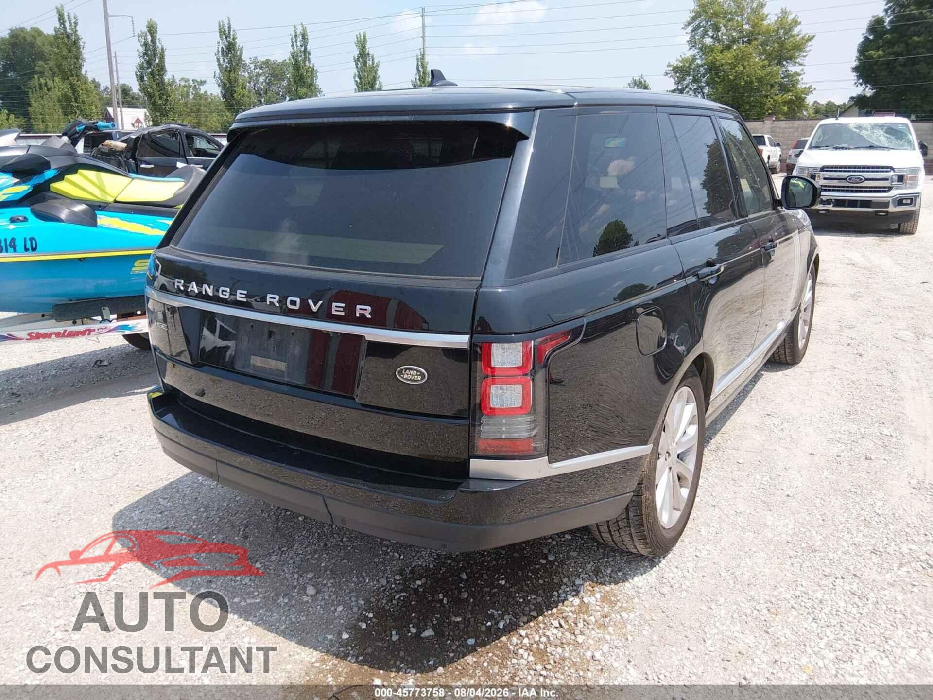 LAND ROVER RANGE ROVER 2016 - SALGS2VF6GA268789