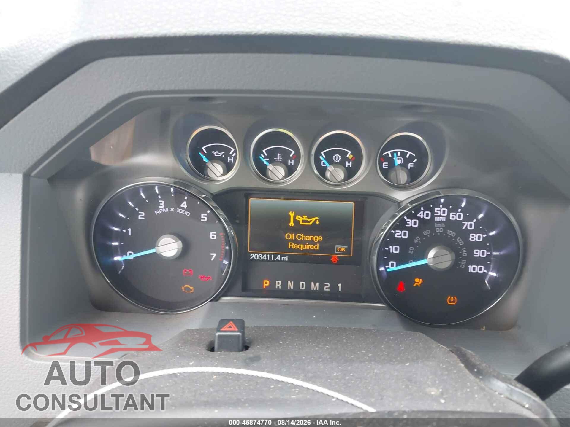 FORD F-250 2012 - 1FT7X2B61CEC67937
