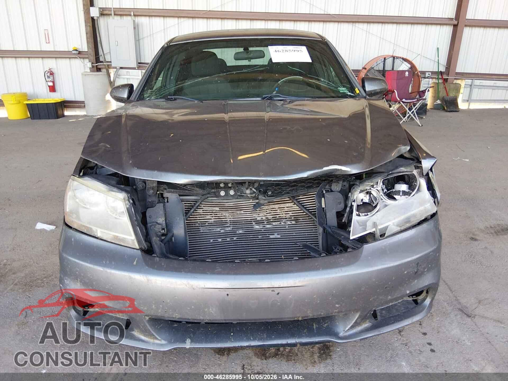 DODGE AVENGER 2012 - 1C3CDZCB6CN196685