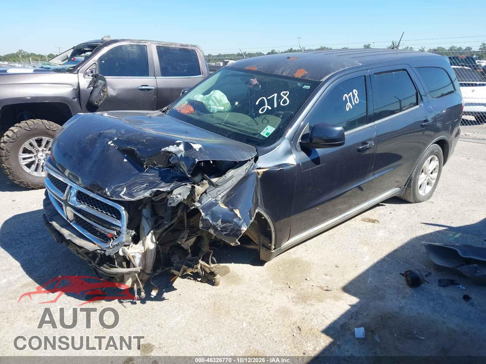 DODGE DURANGO 2013 - 1C4RDHAG8DC500126