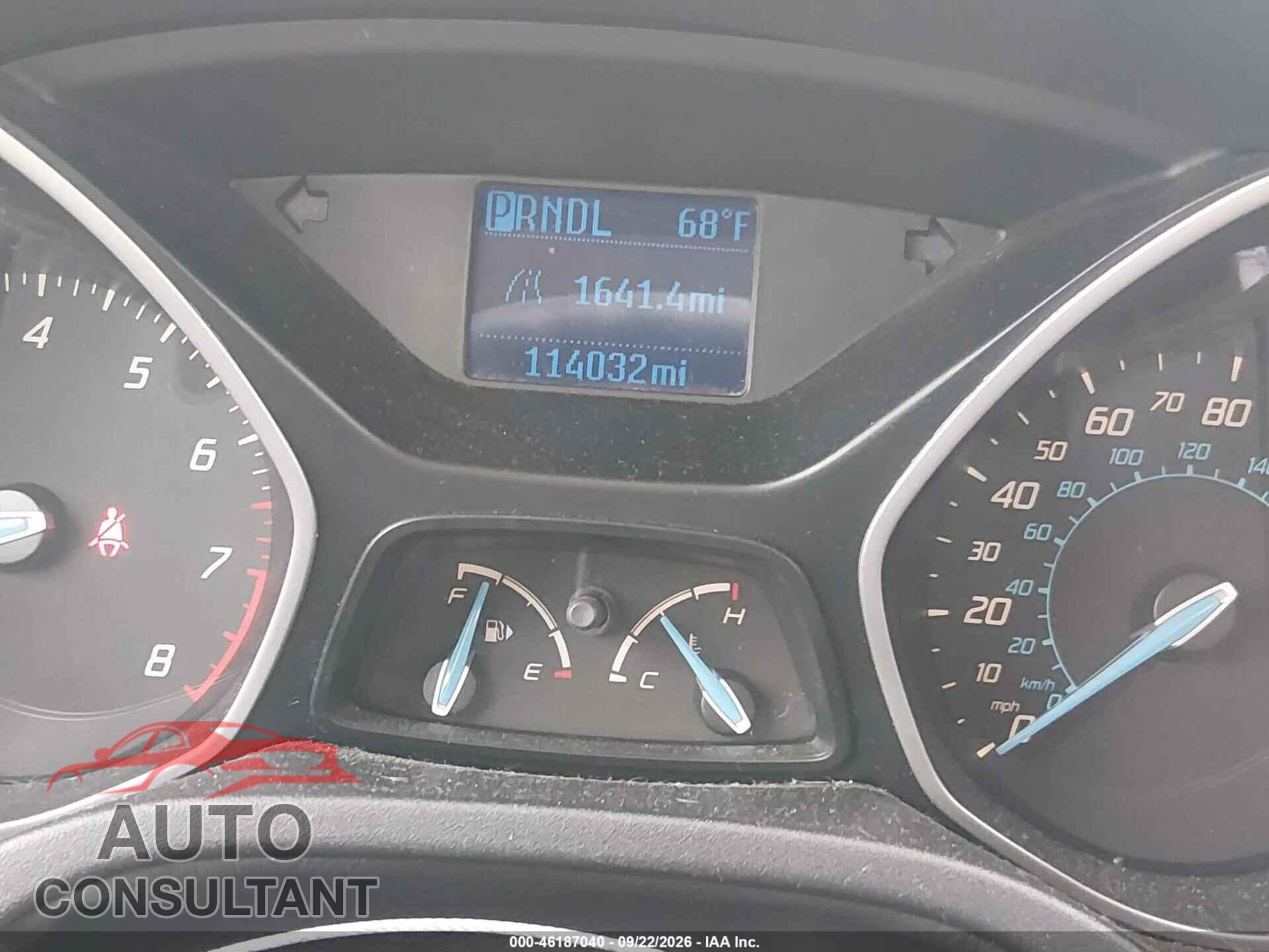 FORD FOCUS 2012 - 1FAHP3E2XCL220944