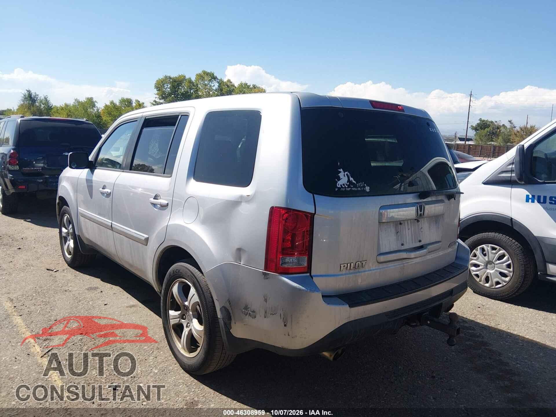 HONDA PILOT 2012 - 5FNYF4H71CB085446