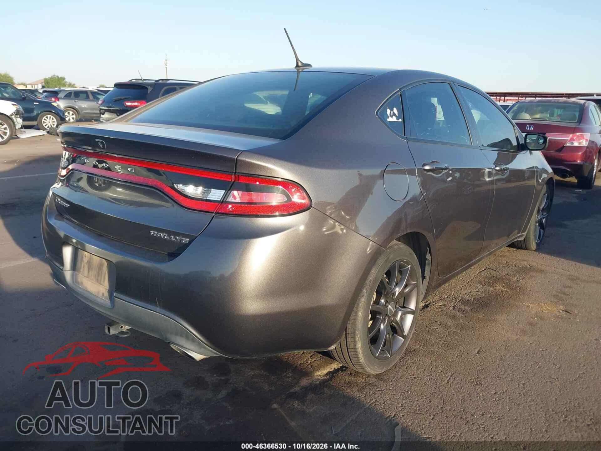 DODGE DART 2015 - 1C3CDFBB5FD266767