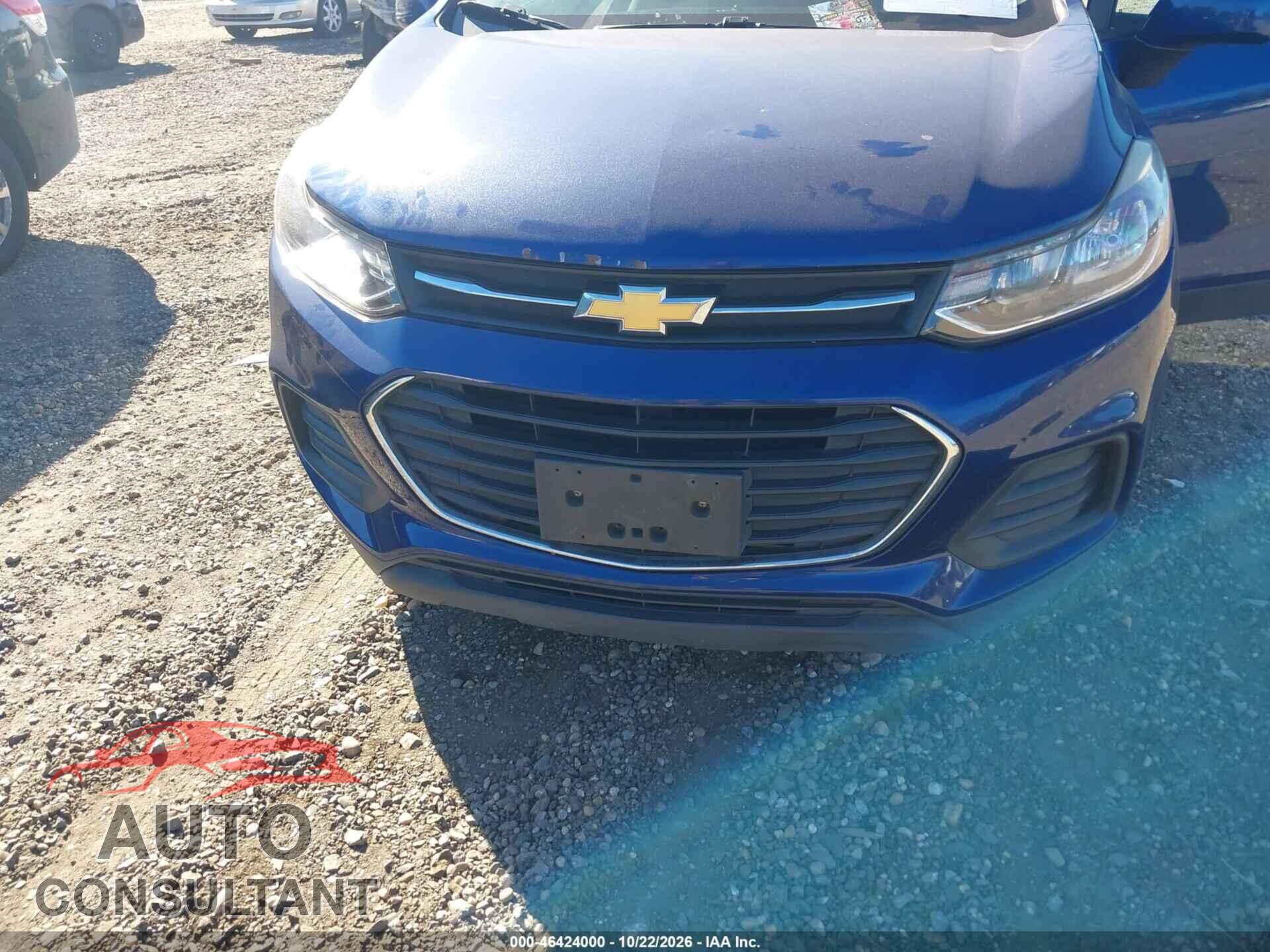 CHEVROLET TRAX 2017 - 3GNCJKSB3HL172887