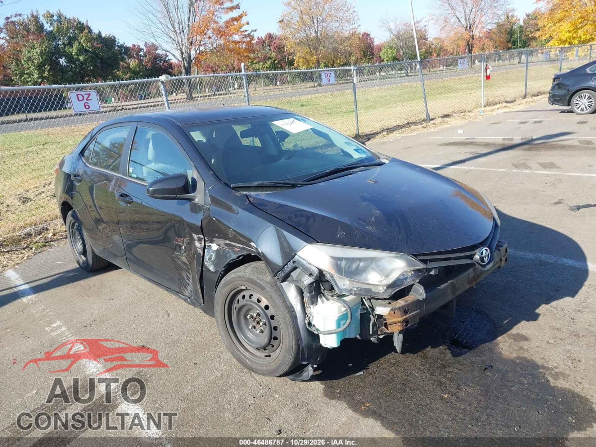 TOYOTA COROLLA 2015 - 2T1BURHEXFC269882
