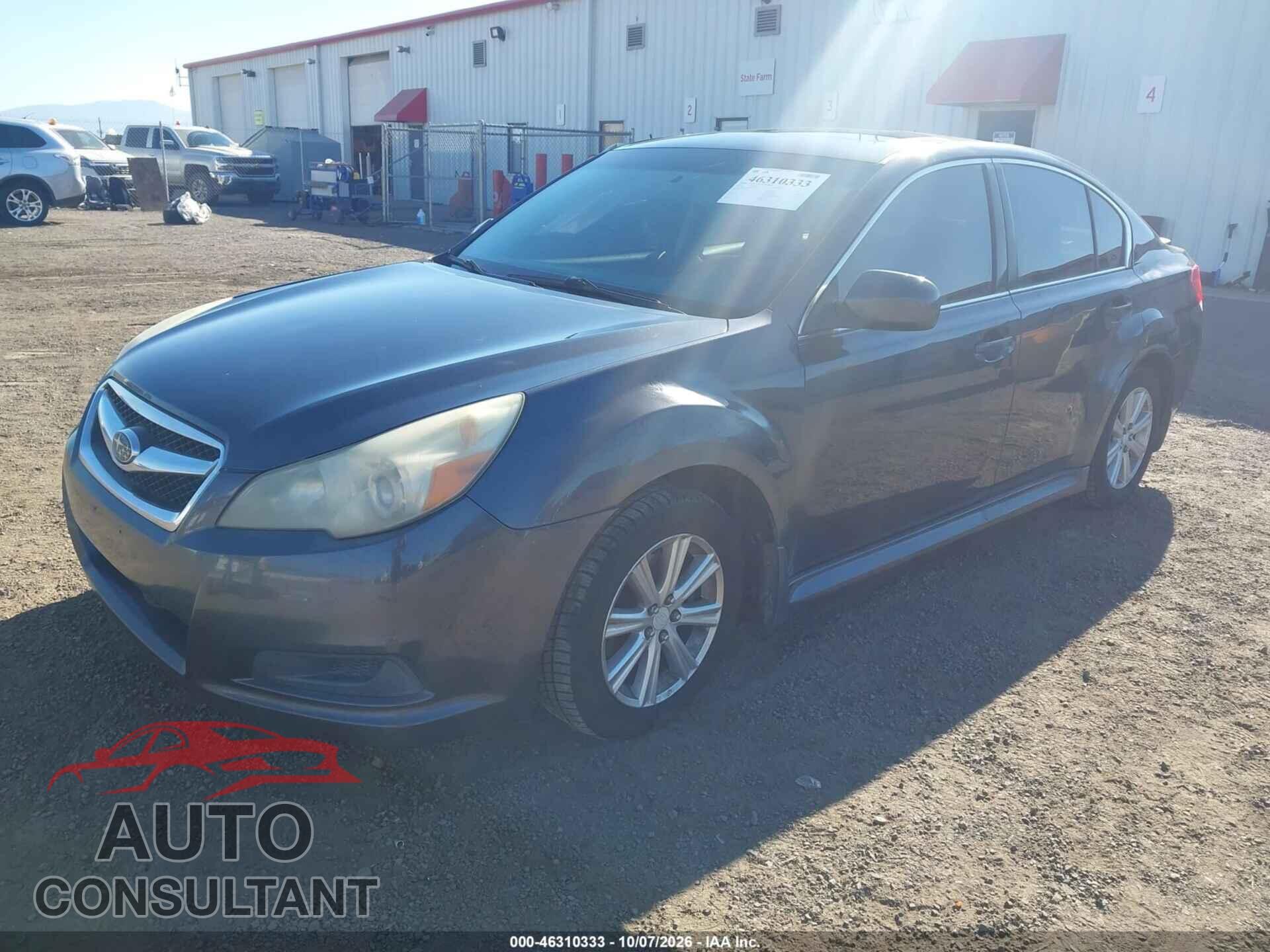 SUBARU LEGACY 2011 - 4S3BMBG64B3260079