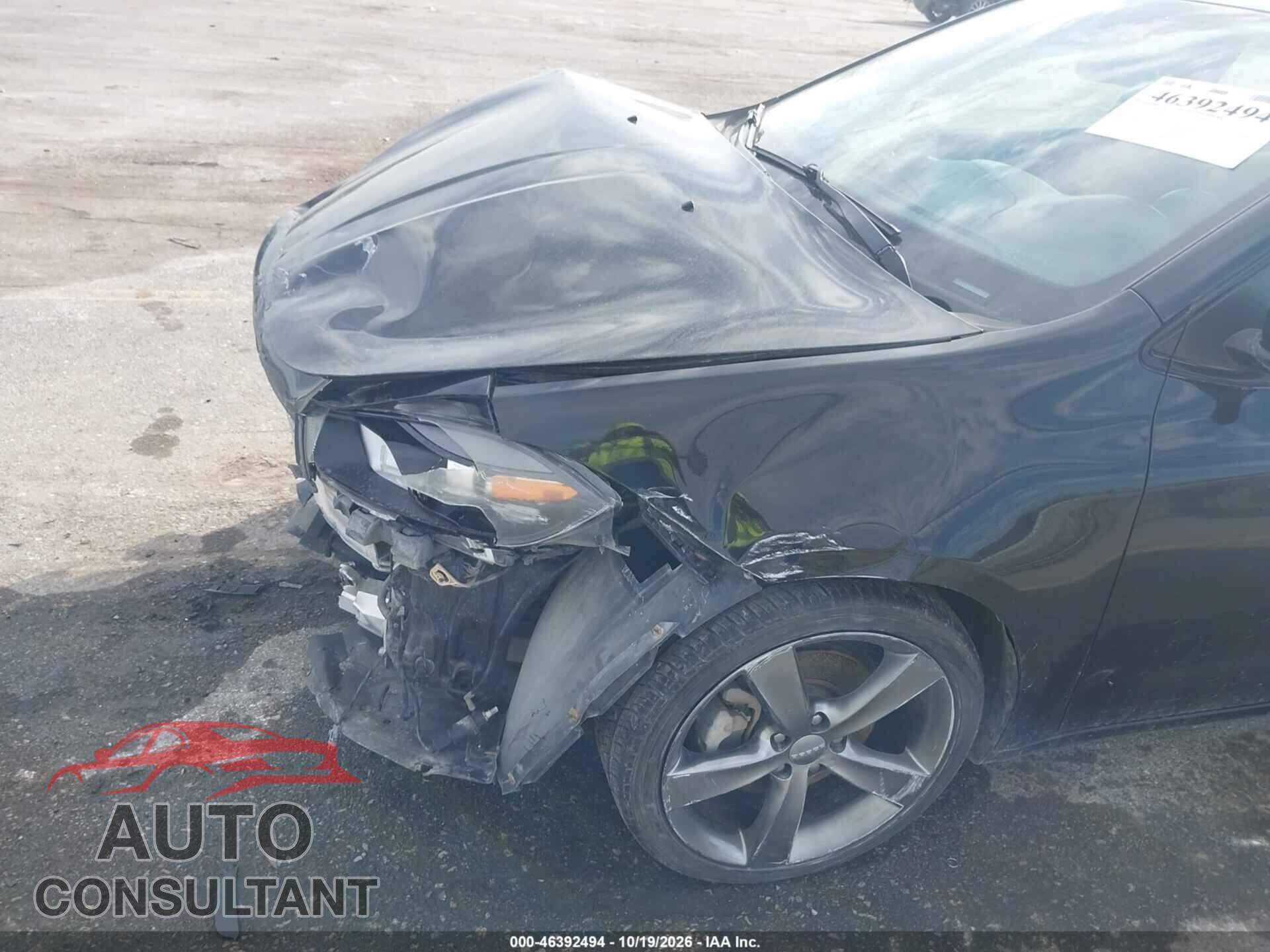 DODGE DART 2013 - 1C3CDFBAXDD325803