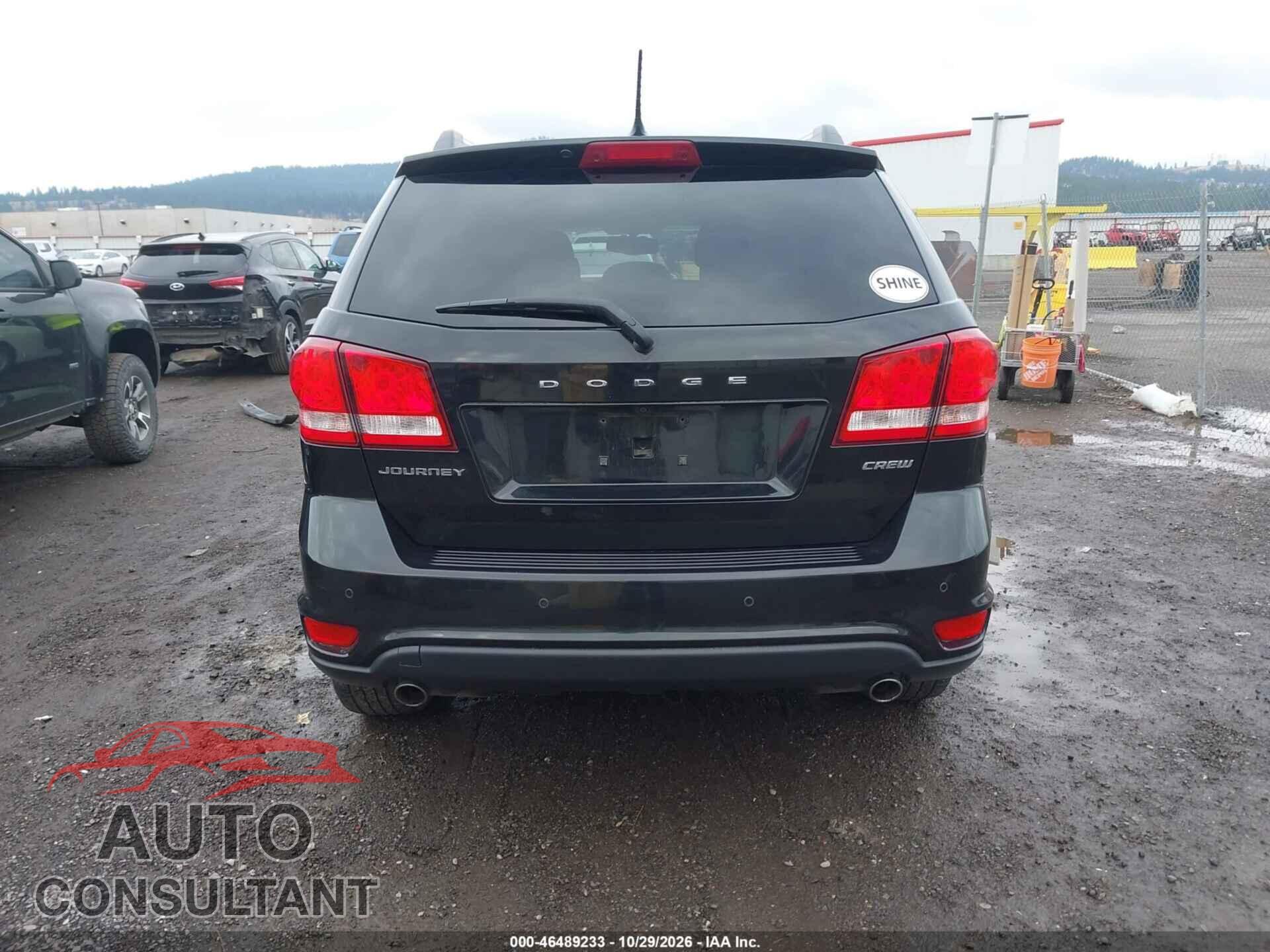 DODGE JOURNEY 2013 - 3C4PDCDG9DT659425